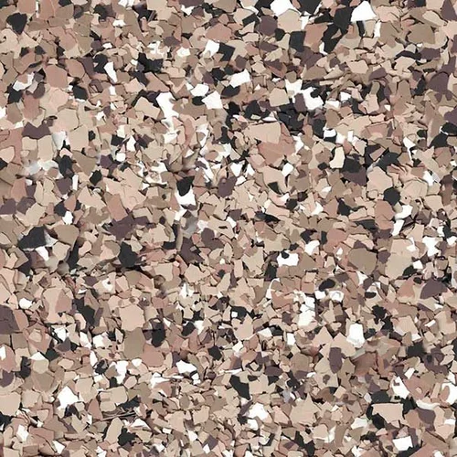 Sandstone decorative floor flake blend swatch