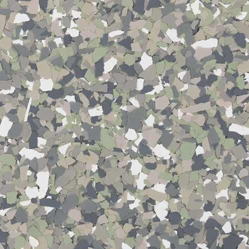 Thyme FB-977 decorative floor flake blend swatch