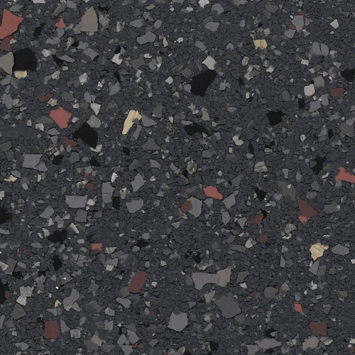 Blacktop FB-4112 decorative floor flake blend swatch