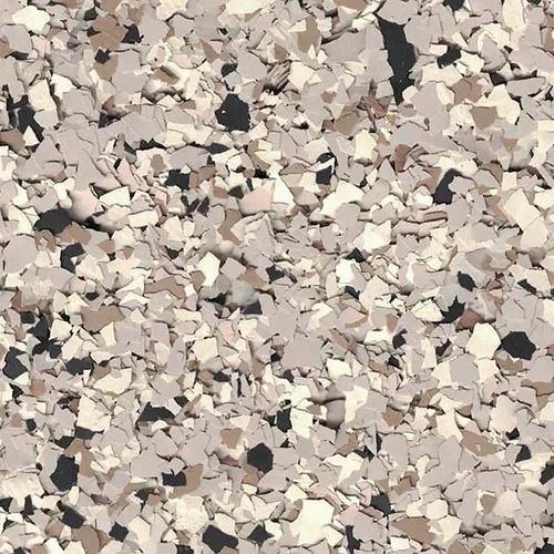 Driftwood decorative floor flake blend swatch