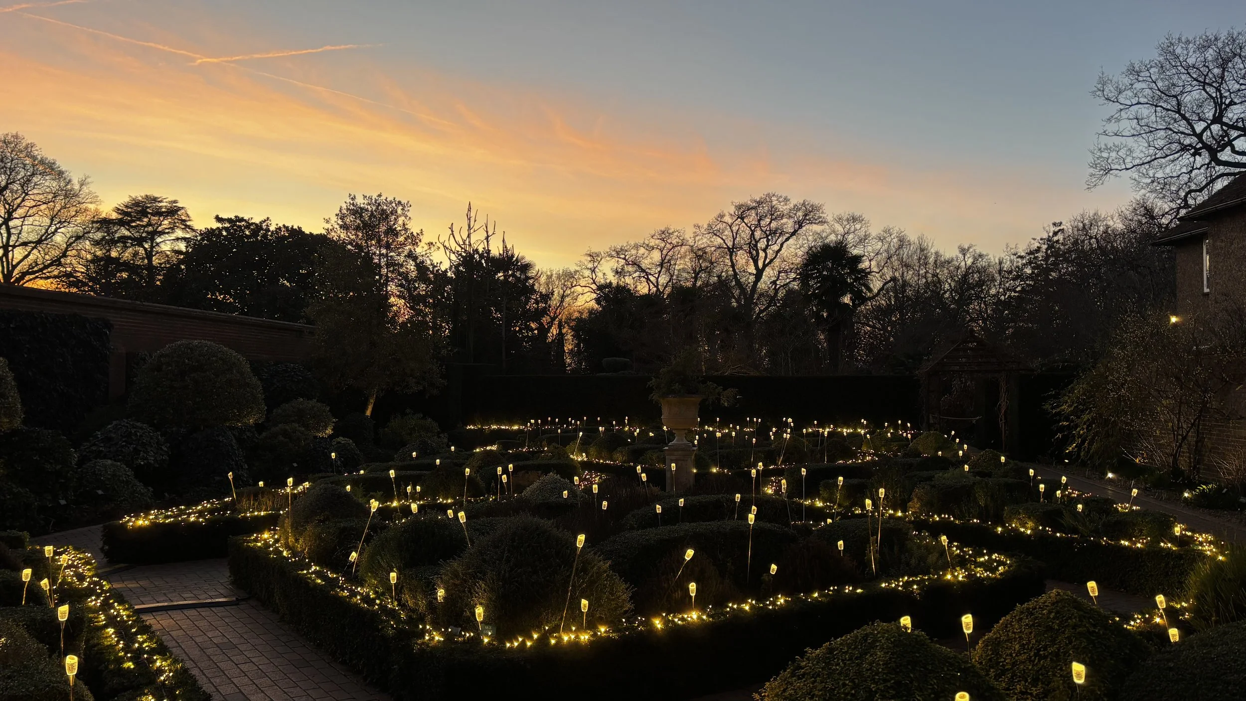 Fairy light installation