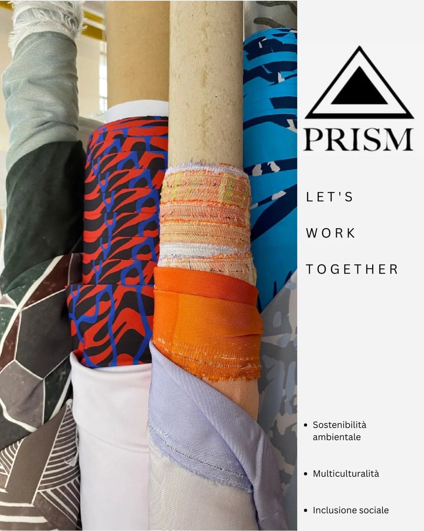 Sostenibilit&agrave; ambientale, multiculturalit&agrave;, inclusione sociale.

Tre valori che guidano ogni nostro progetto.
Riduciamo gli sprechi, lavoriamo con persone e culture diverse e costruiamo opportunit&agrave; concrete attraverso il lavoro.
