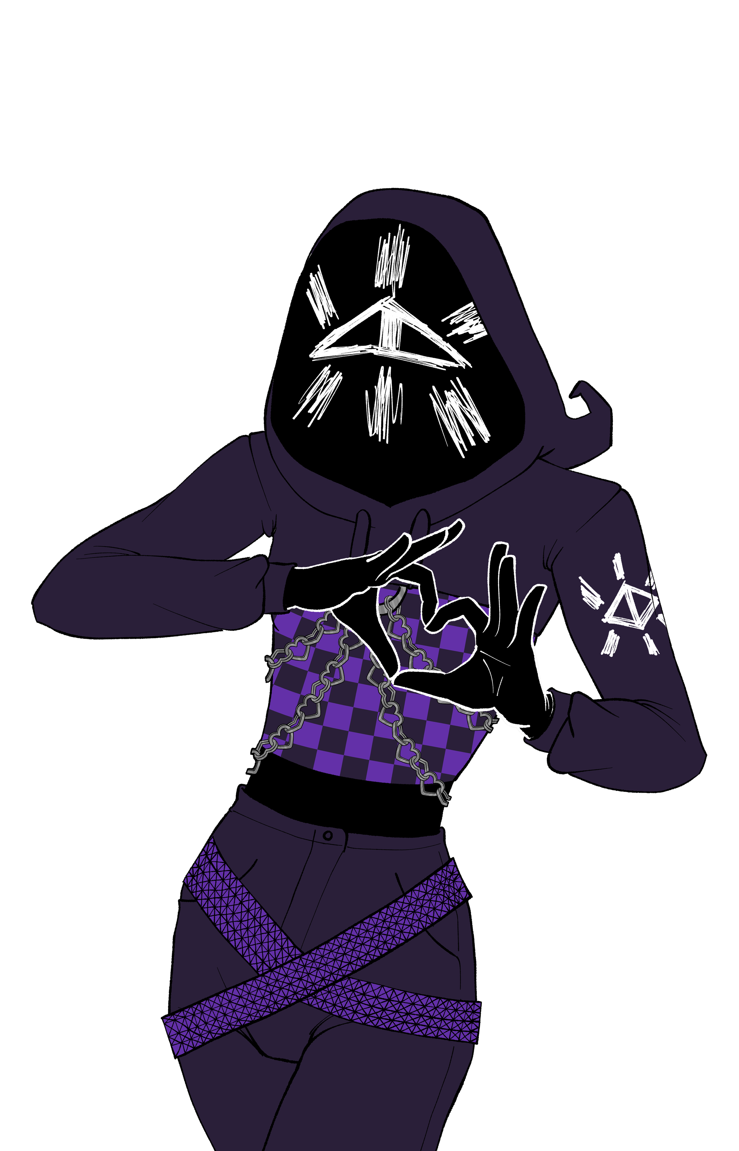 Seer making a heart with their hands