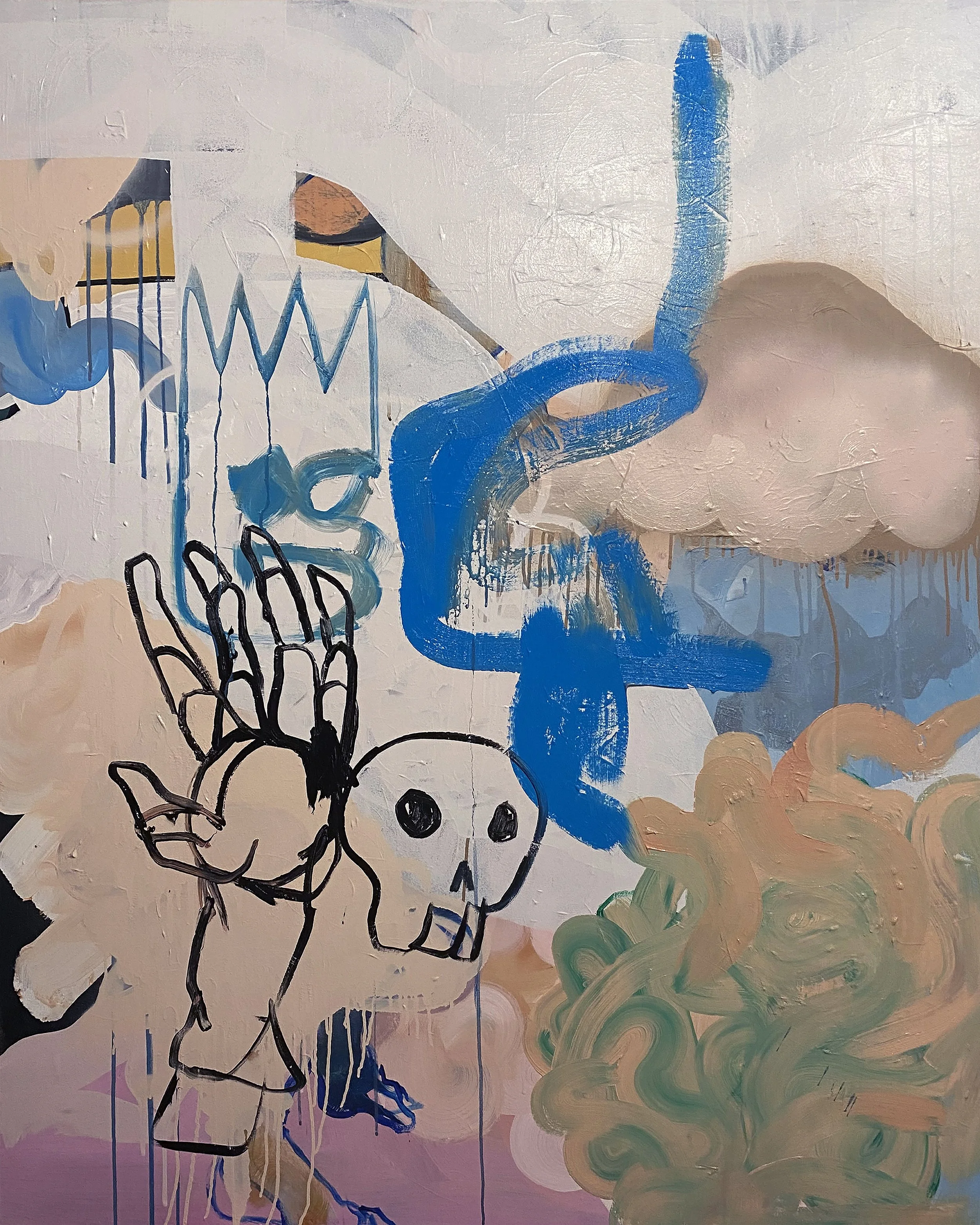 Acrylic on canvas. 48" x 60"