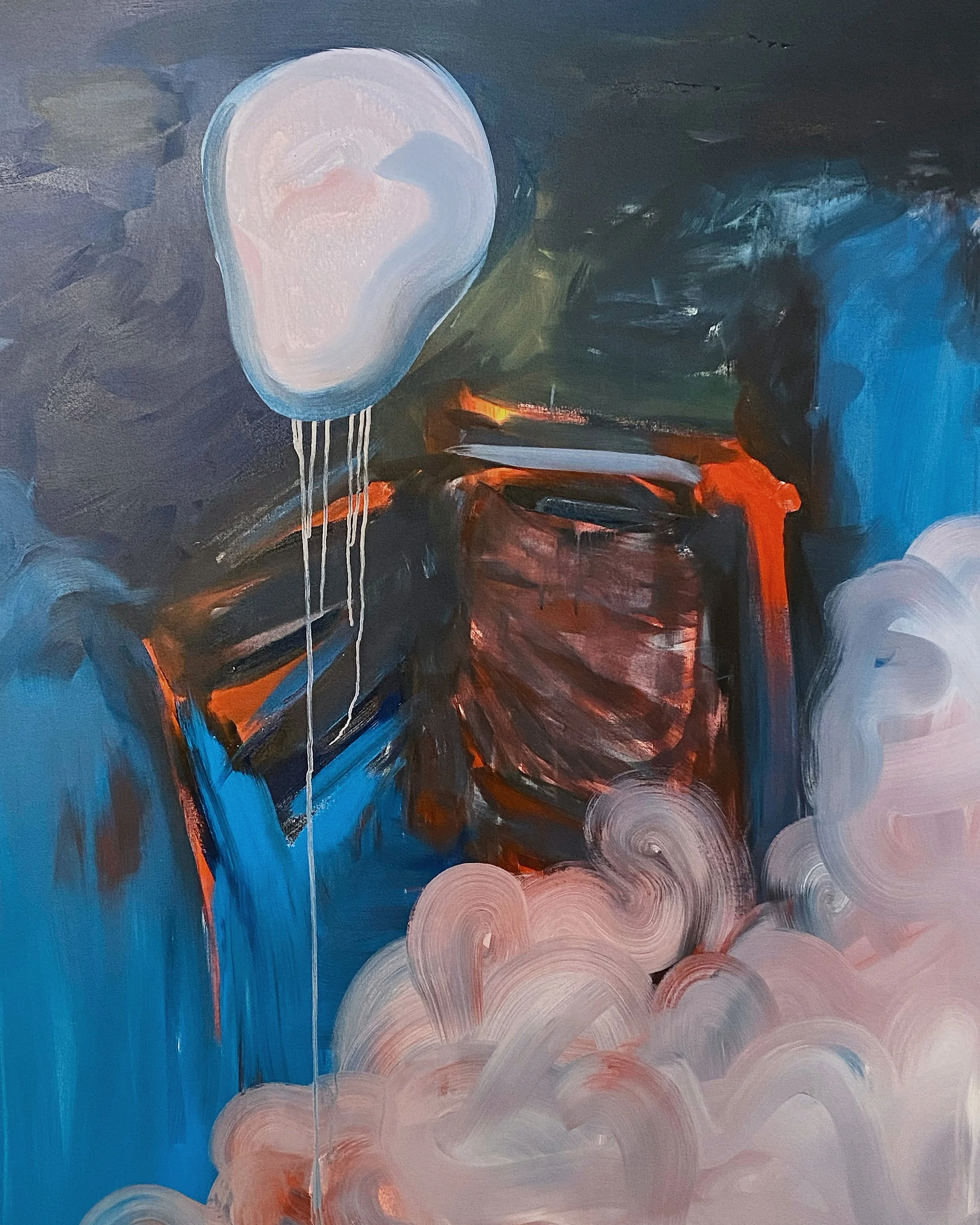 Acrylic on canvas. 48" x 60"