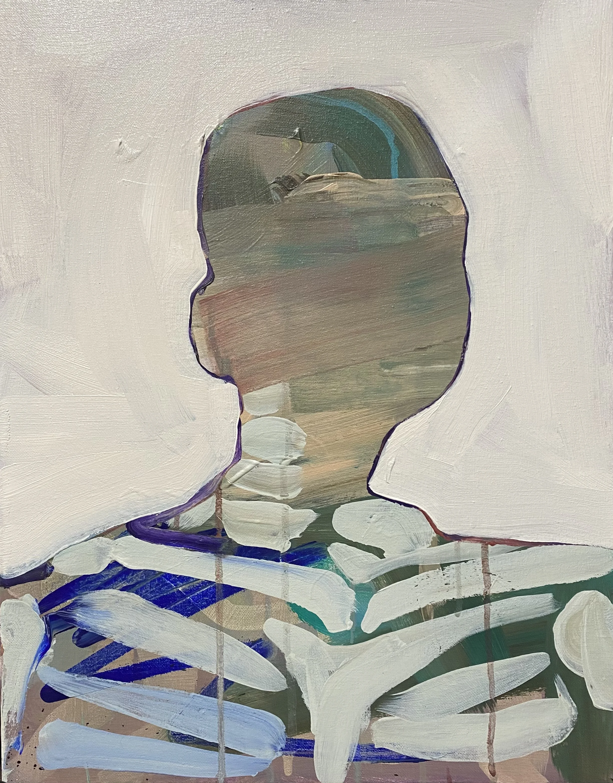 Acrylic on canvas. 24" x 32