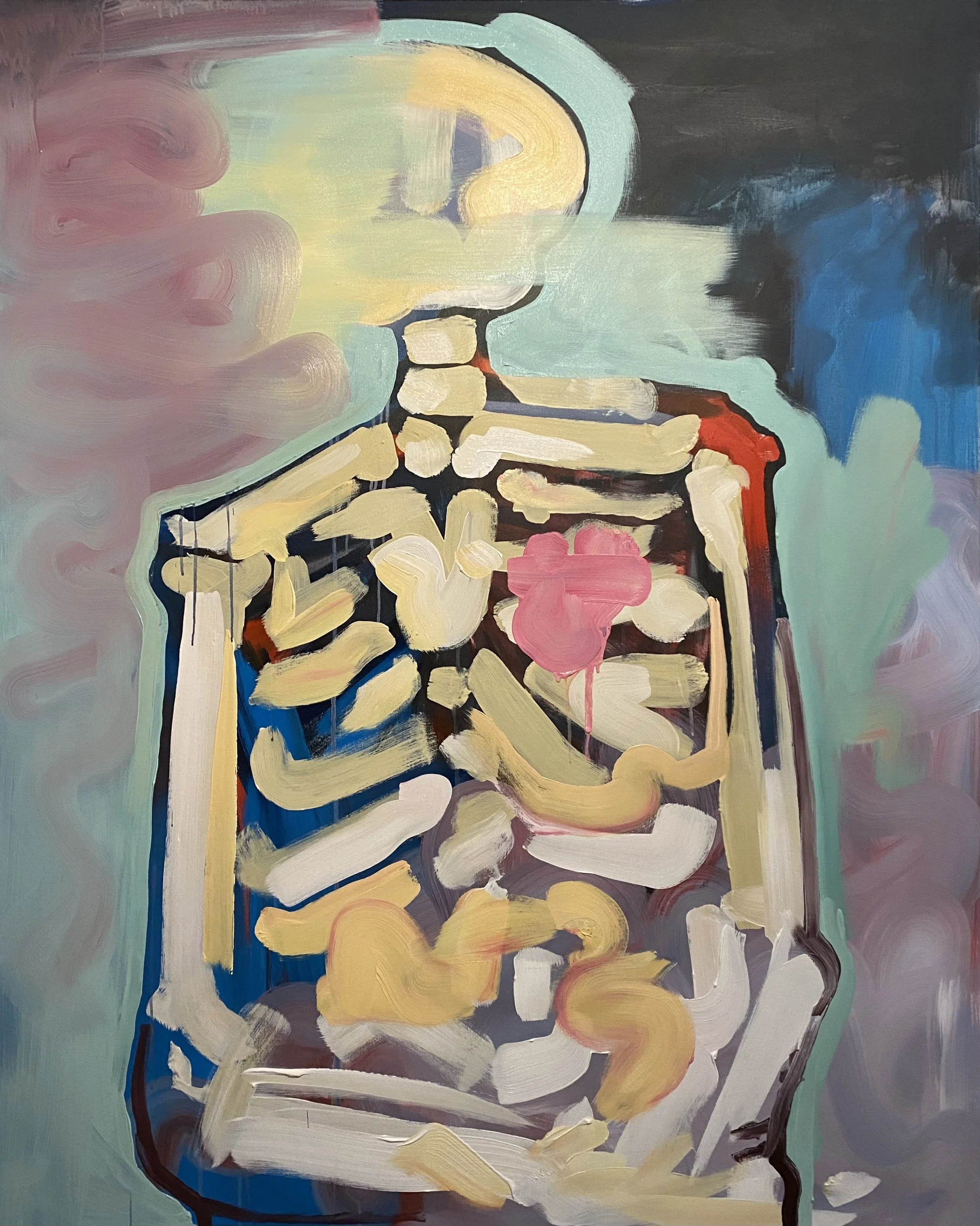 Acrylic on canvas. 48" x 60"