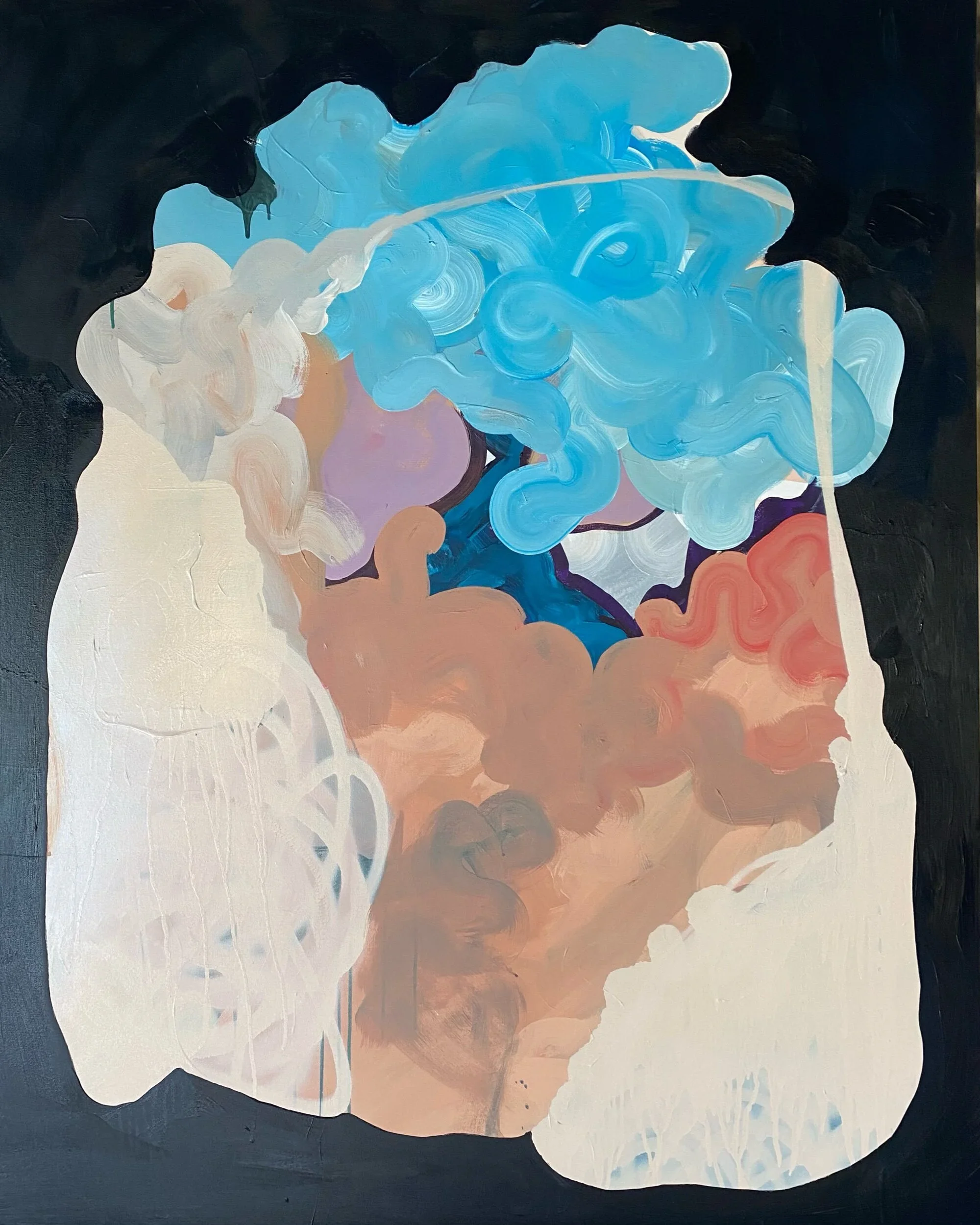 Acrylic on canvas. 48" x 60"