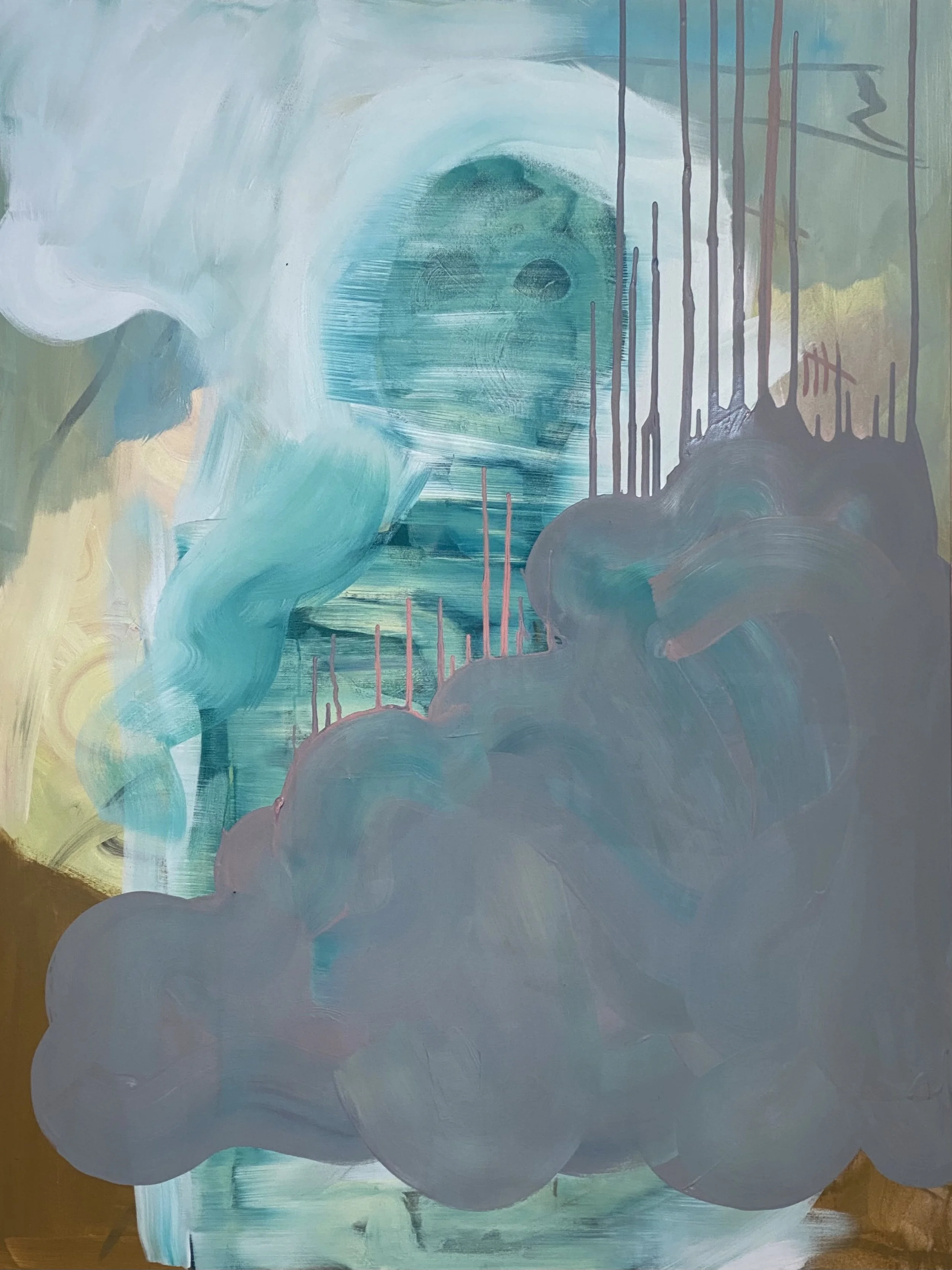 Acrylic on canvas. 48" x 60"