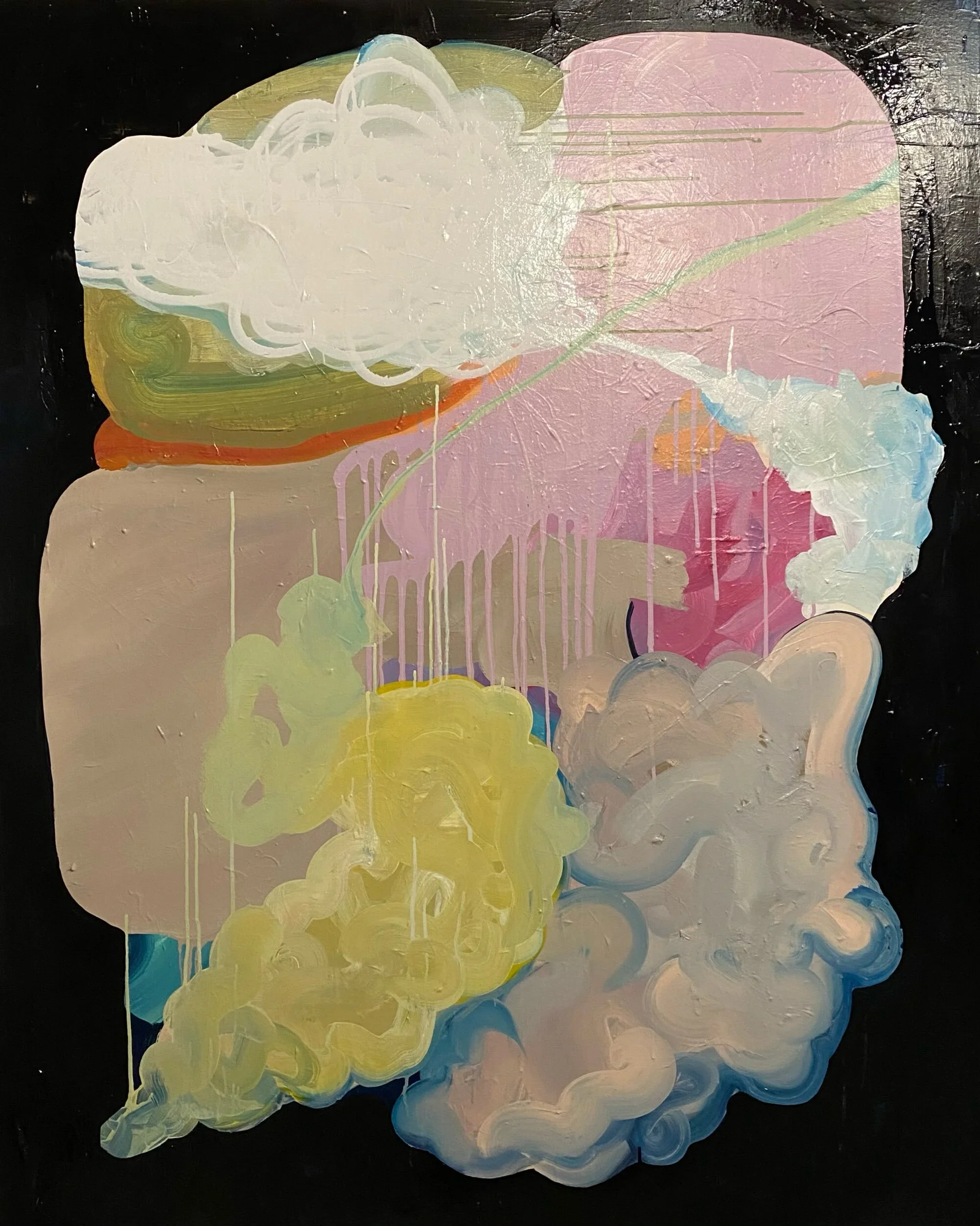 Acrylic on canvas. 48" x 60"