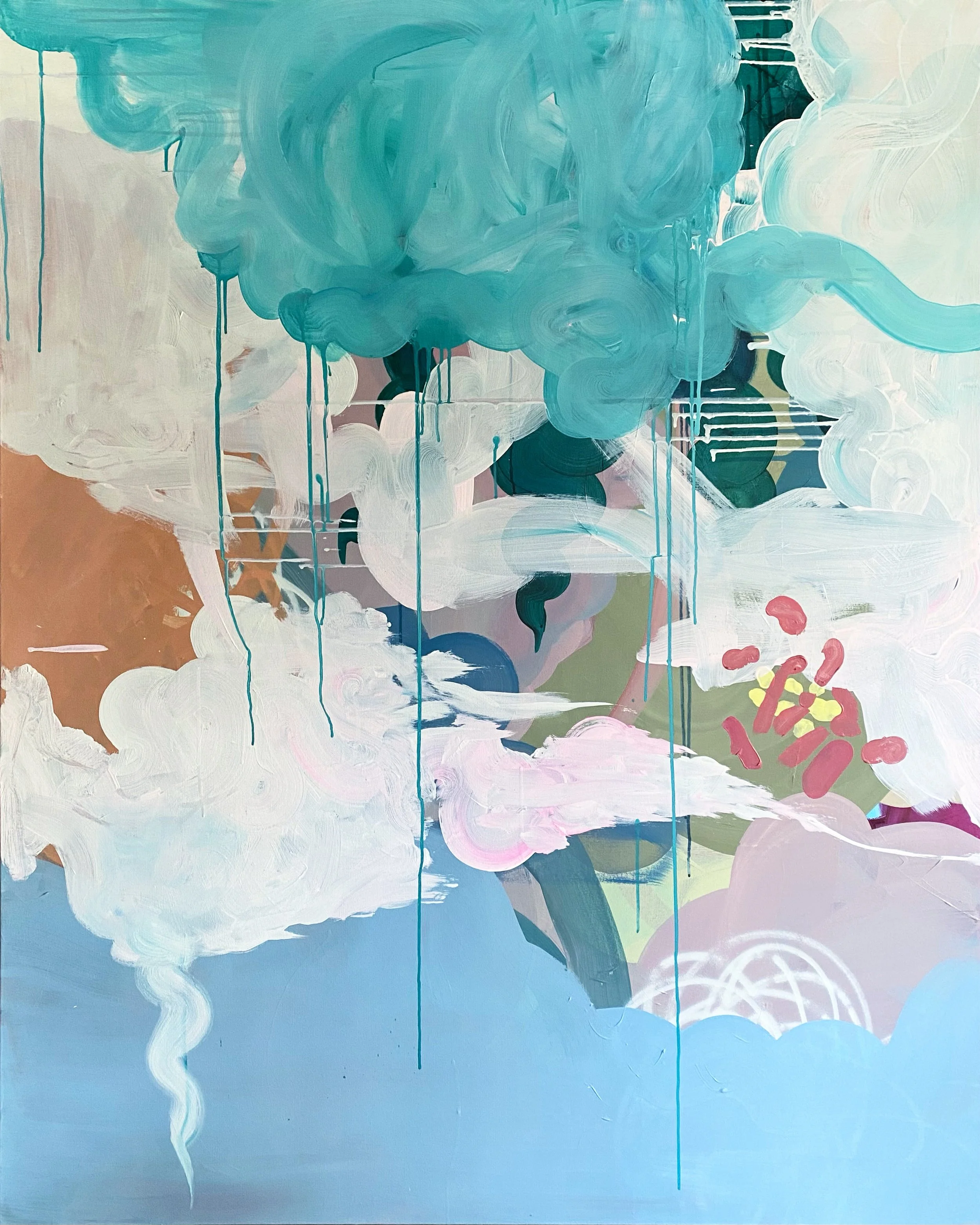 Acrylic on canvas. 48" x 60"