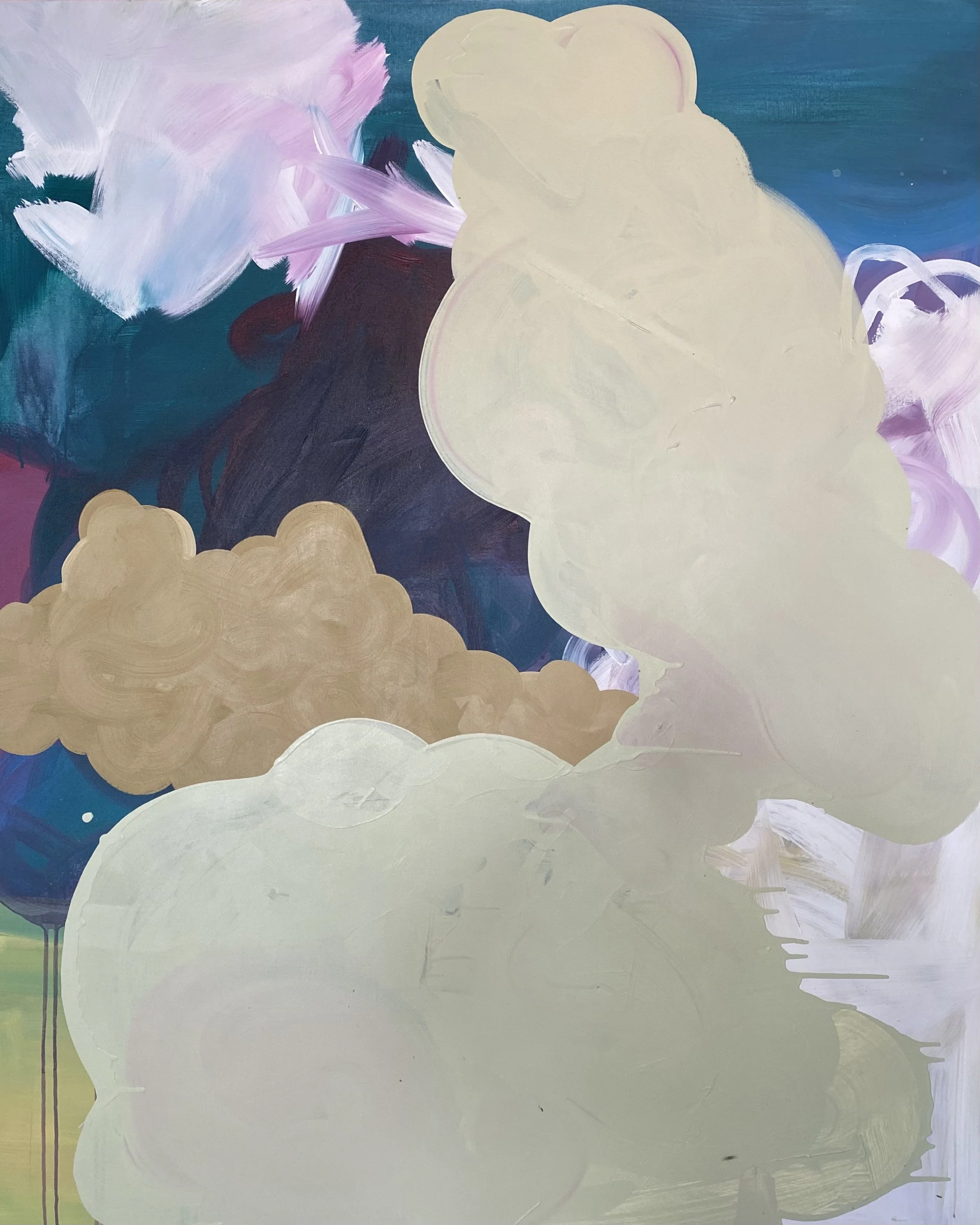 Acrylic on canvas. 48" x 60"