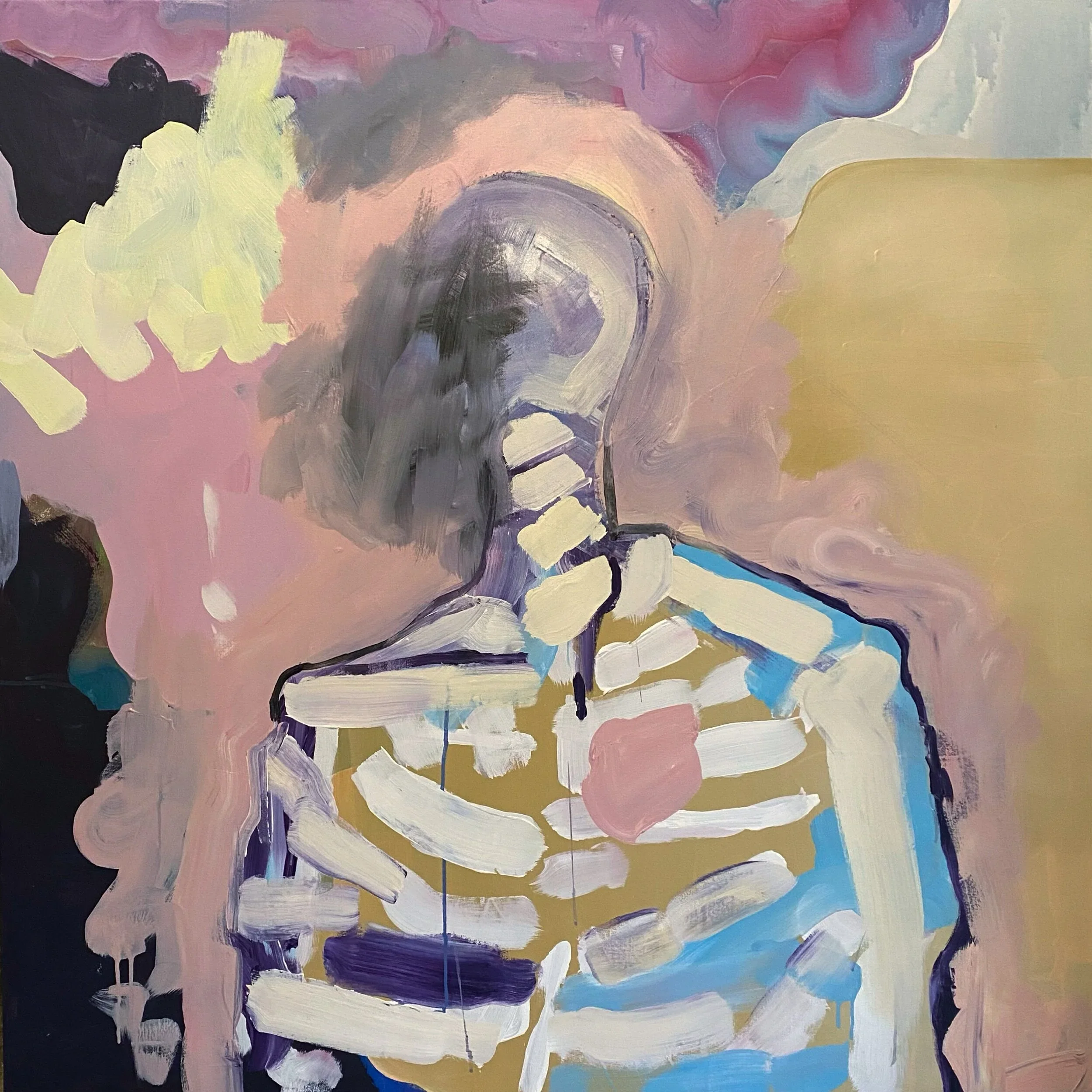 Acrylic on canvas. 48" x 48"