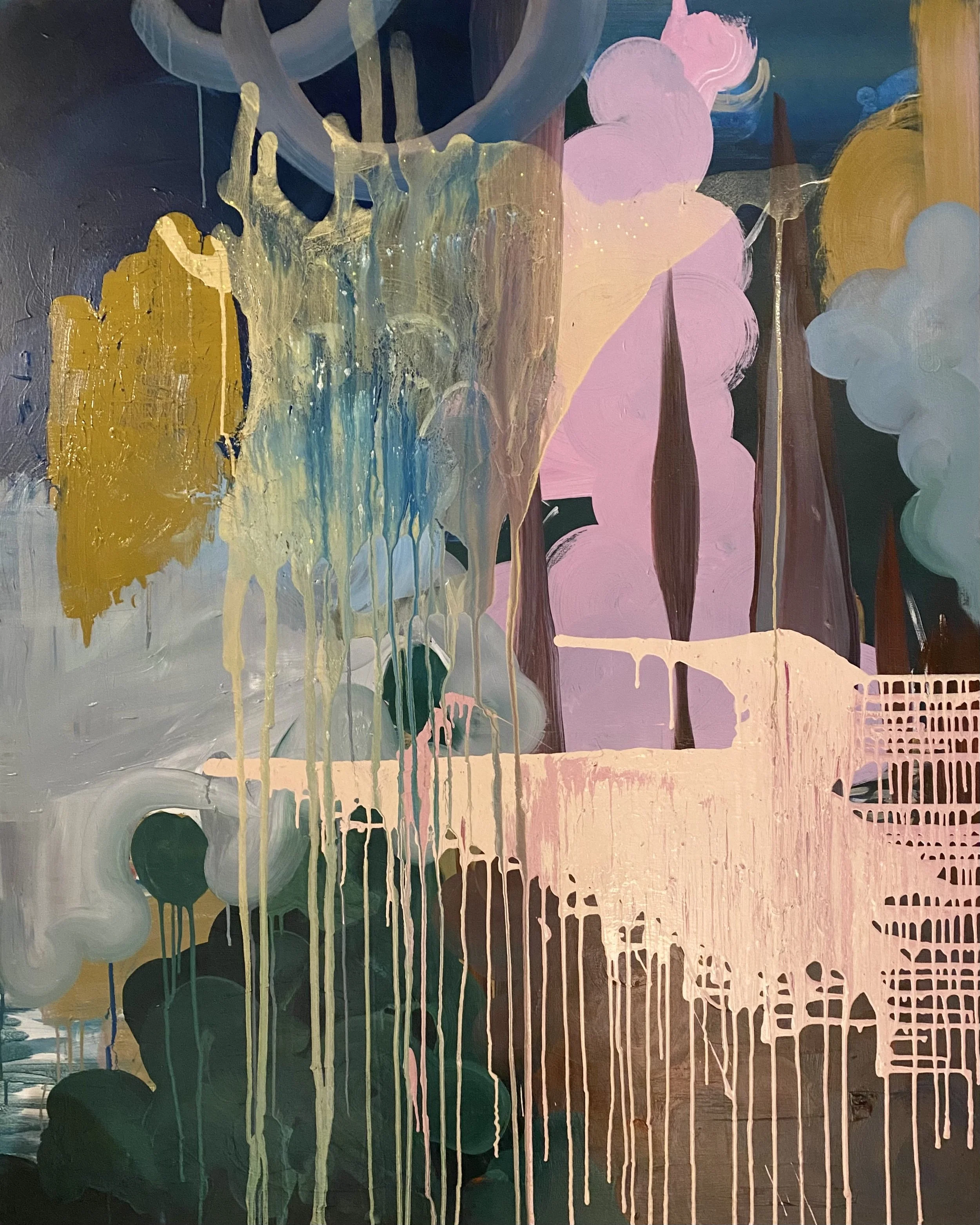 Acrylic on canvas. 48" x 60"