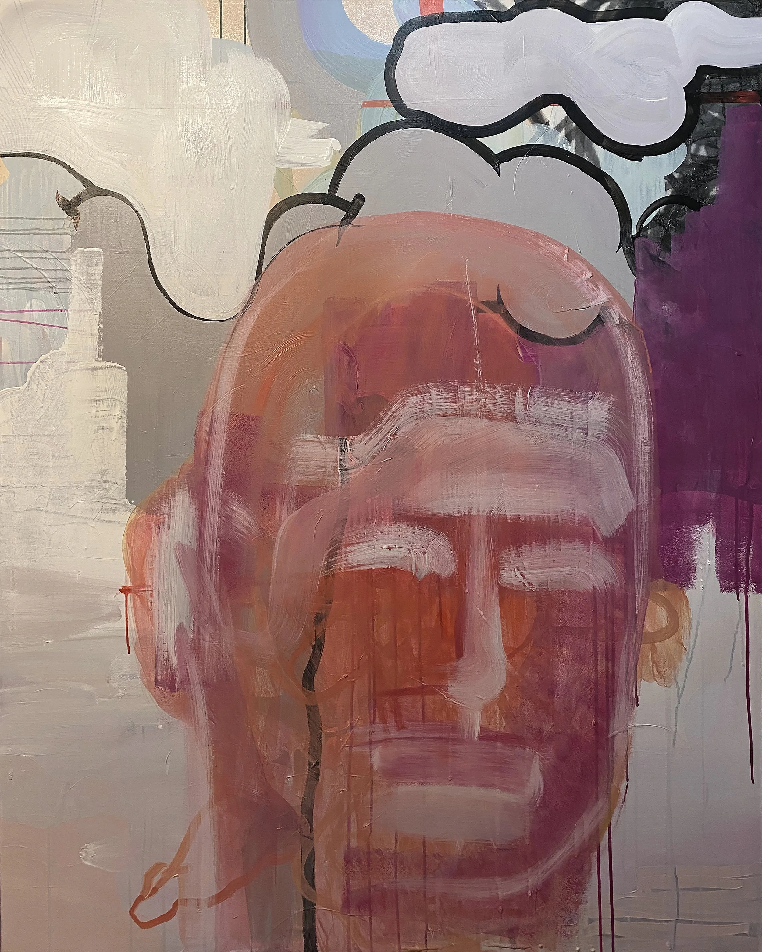 Acrylic on canvas. 48" x 60"