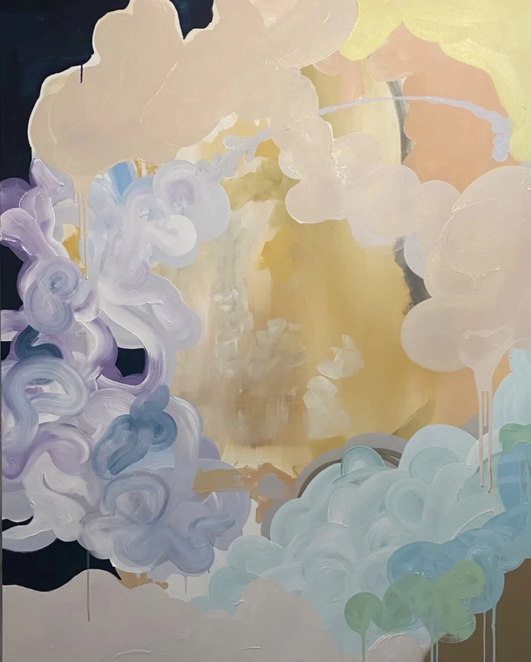 Acrylic on canvas. 48" x 60"