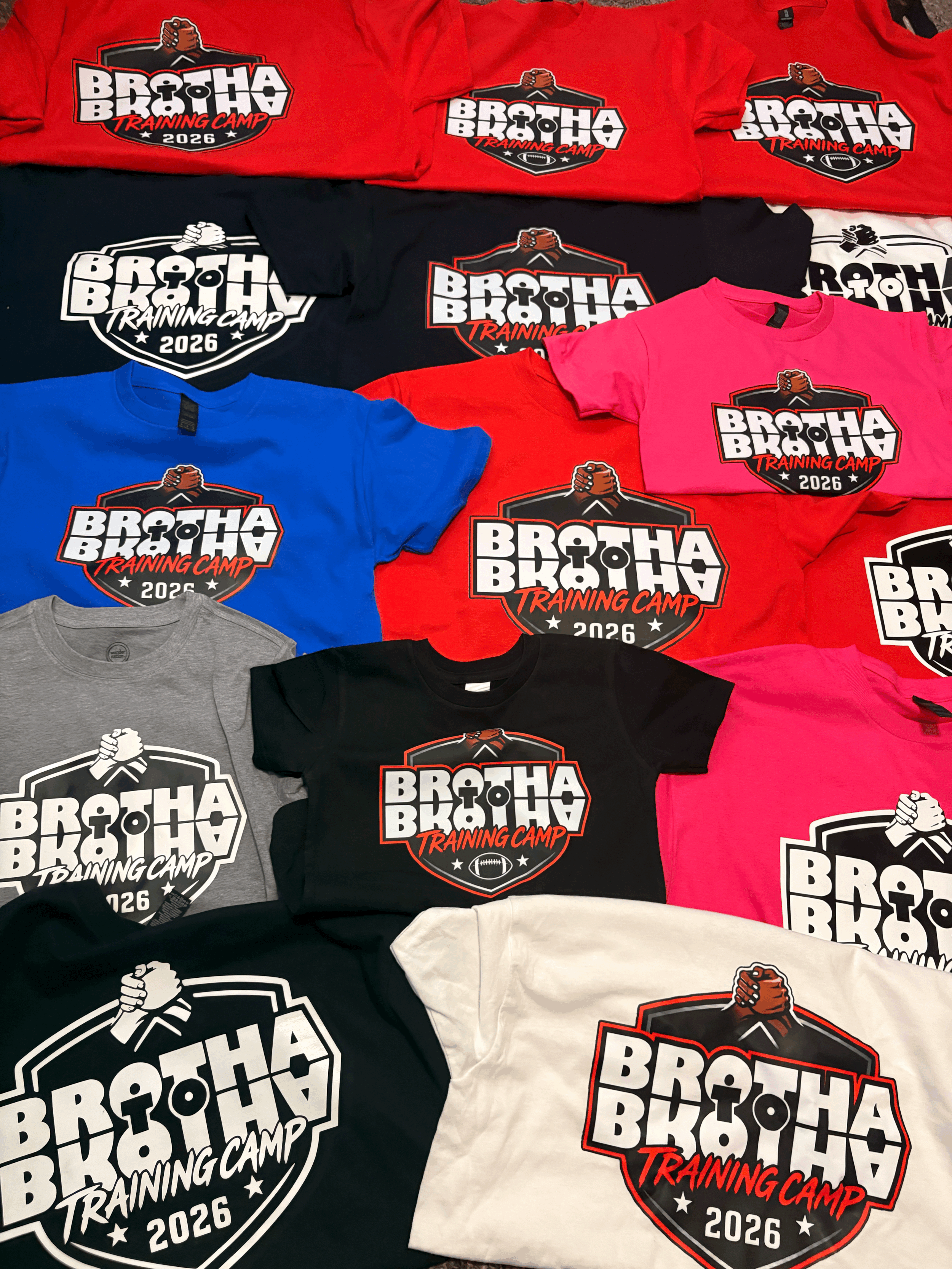 Brotha to Brotha camp 2026 Logo Full color Tee