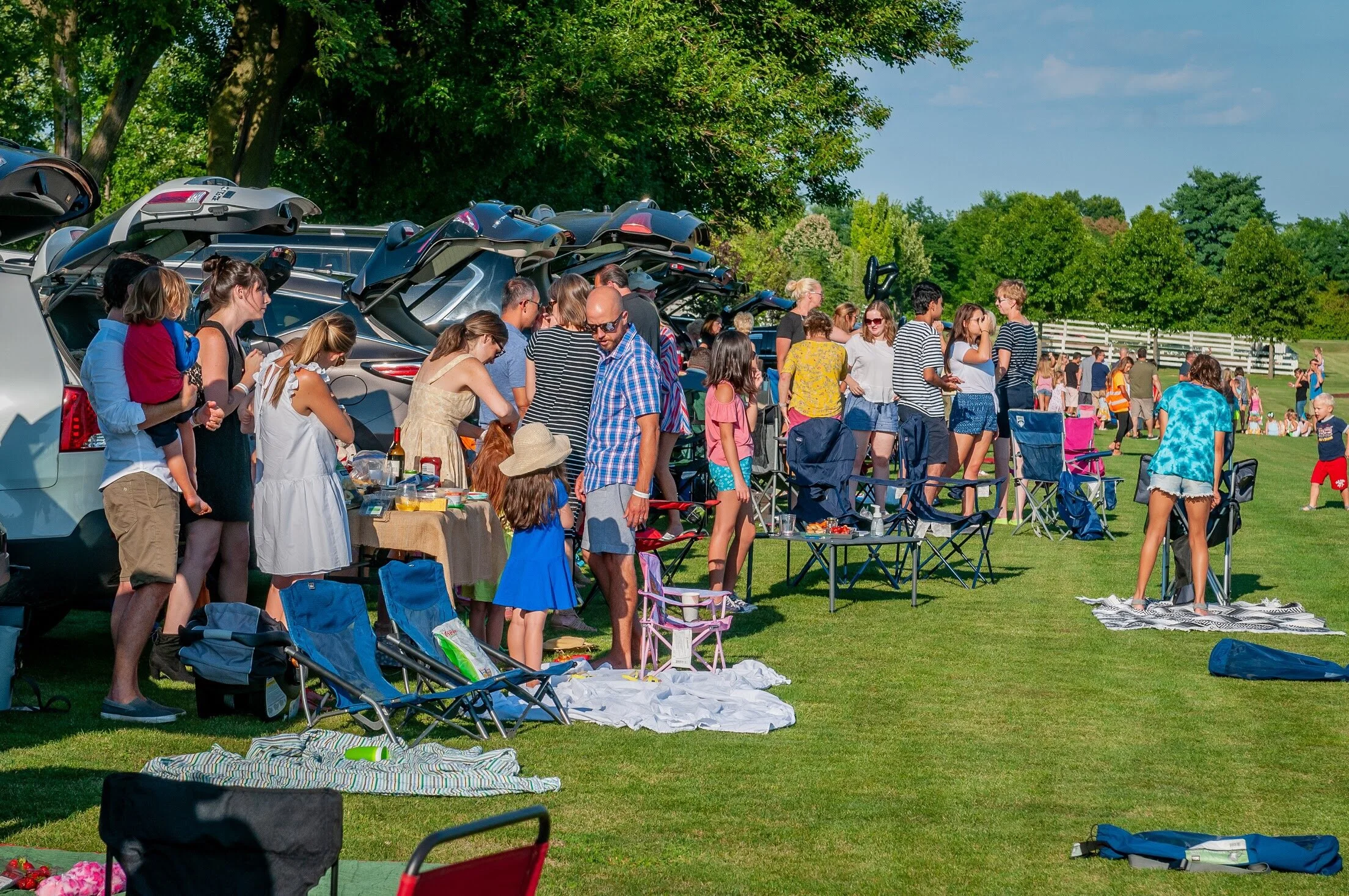Tailgating at Polo Game