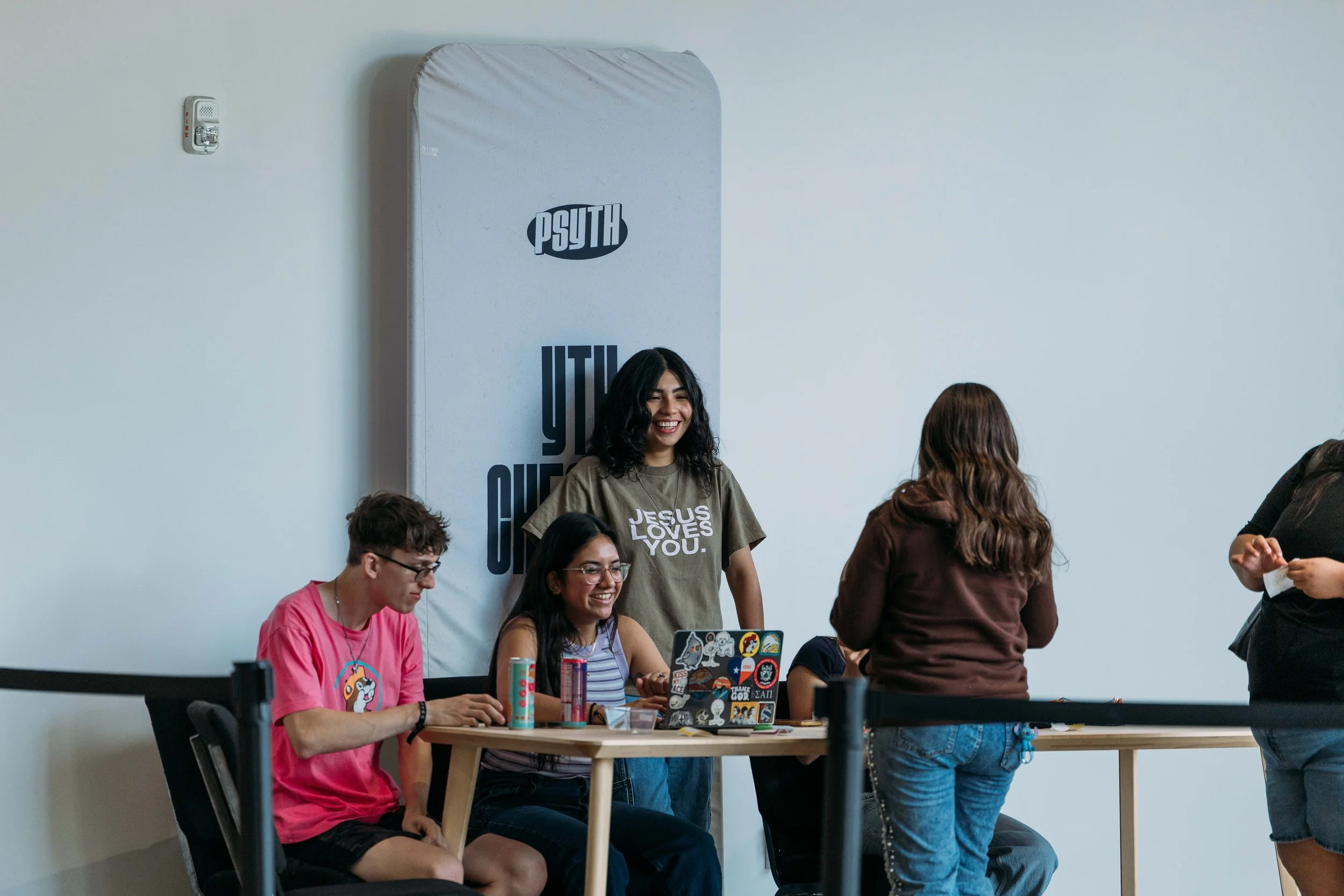 PSYTH is for students from 6th to 12th grade. Each Wednesday during the school year, we come together to build relationships with students, leaders, and God.