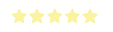 Five yellow stars aligned in a row.