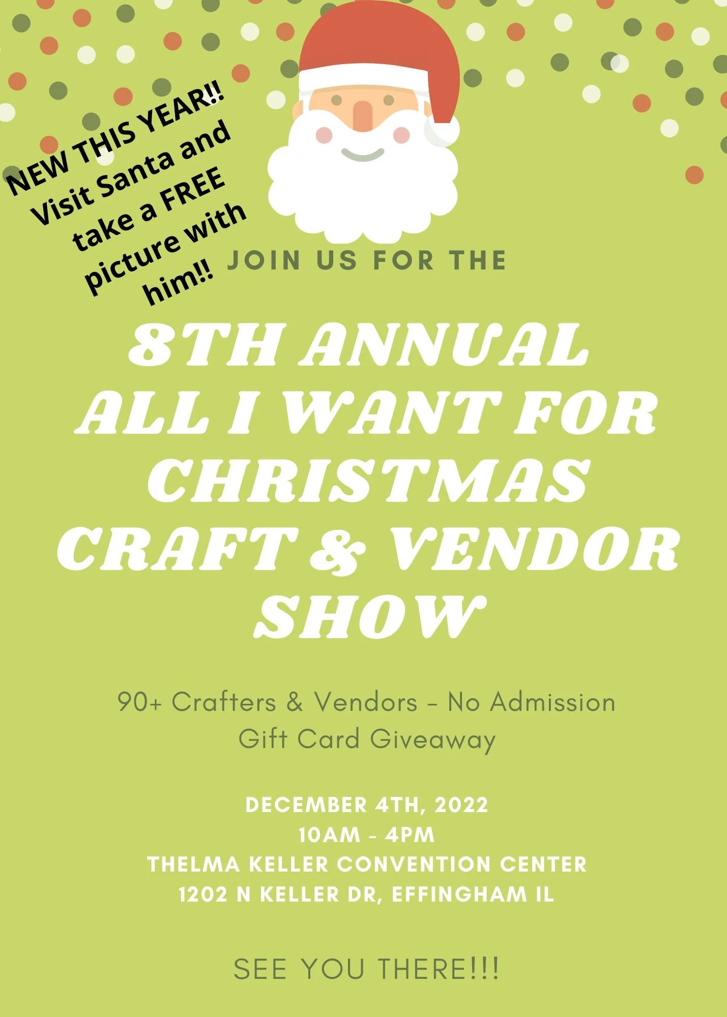 8th Annual All I Want for Christmas Craft &amp; Vendor Show