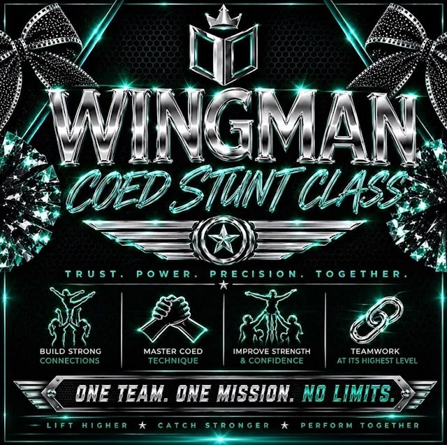 Wingman (Coed Stunt Class) WEDNESDAY EVENINGS 4:00-5:00pm