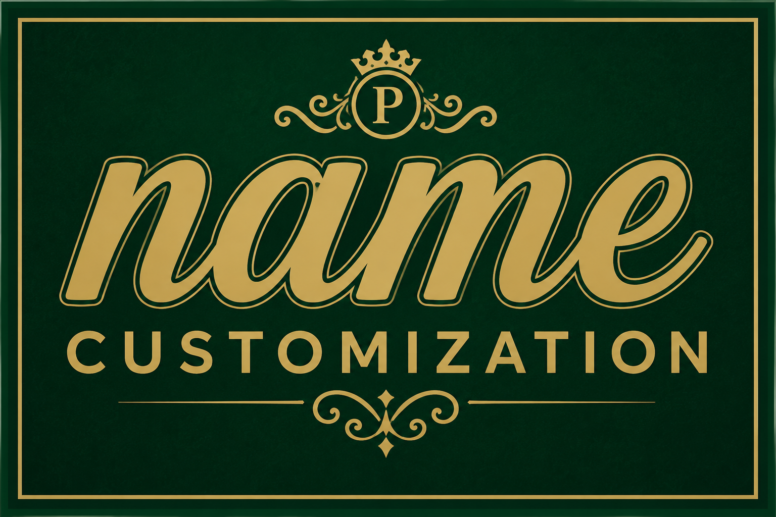 Name Customization For Jerseys