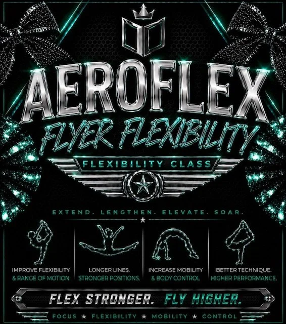 AeroFlex (Flyer Flexibility and Body Position Class) WEDNESDAY NIGHTS 5:00-6:00pm