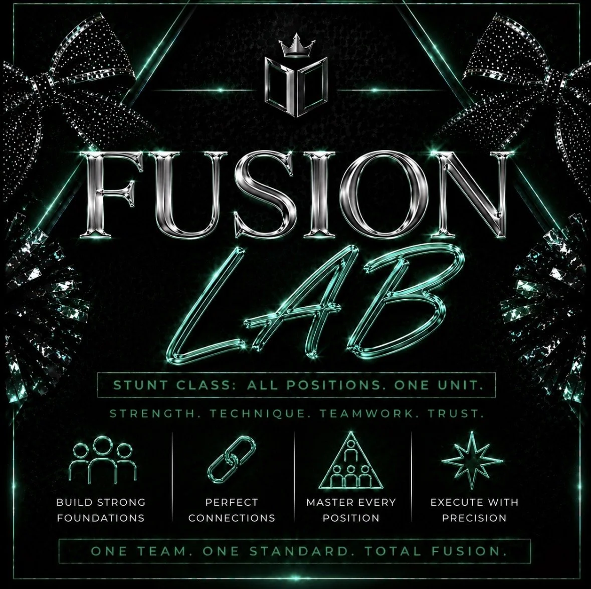 Fusion Lab (All-Position Stunt Class) TUESDAY NIGHTS 7:00-8:00