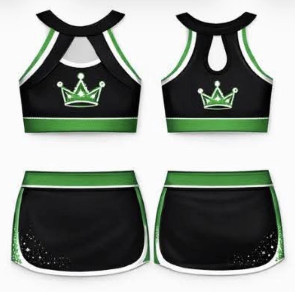 Black Straight Fit Skort Practice SET