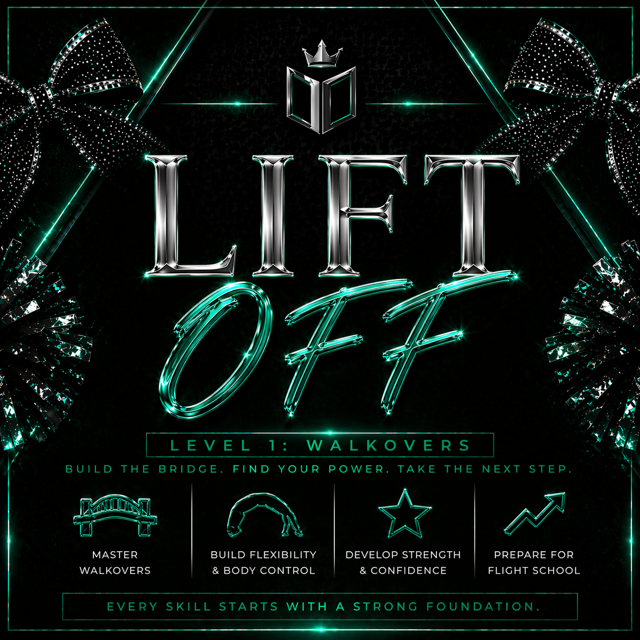 Lift Off (Lvl 1: Walkovers)  MONDAY NIGHTS 7-8 PM