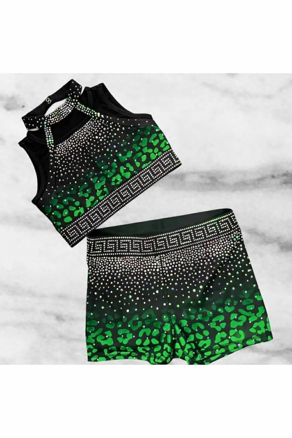 Black/Green Cheetah Practice Set