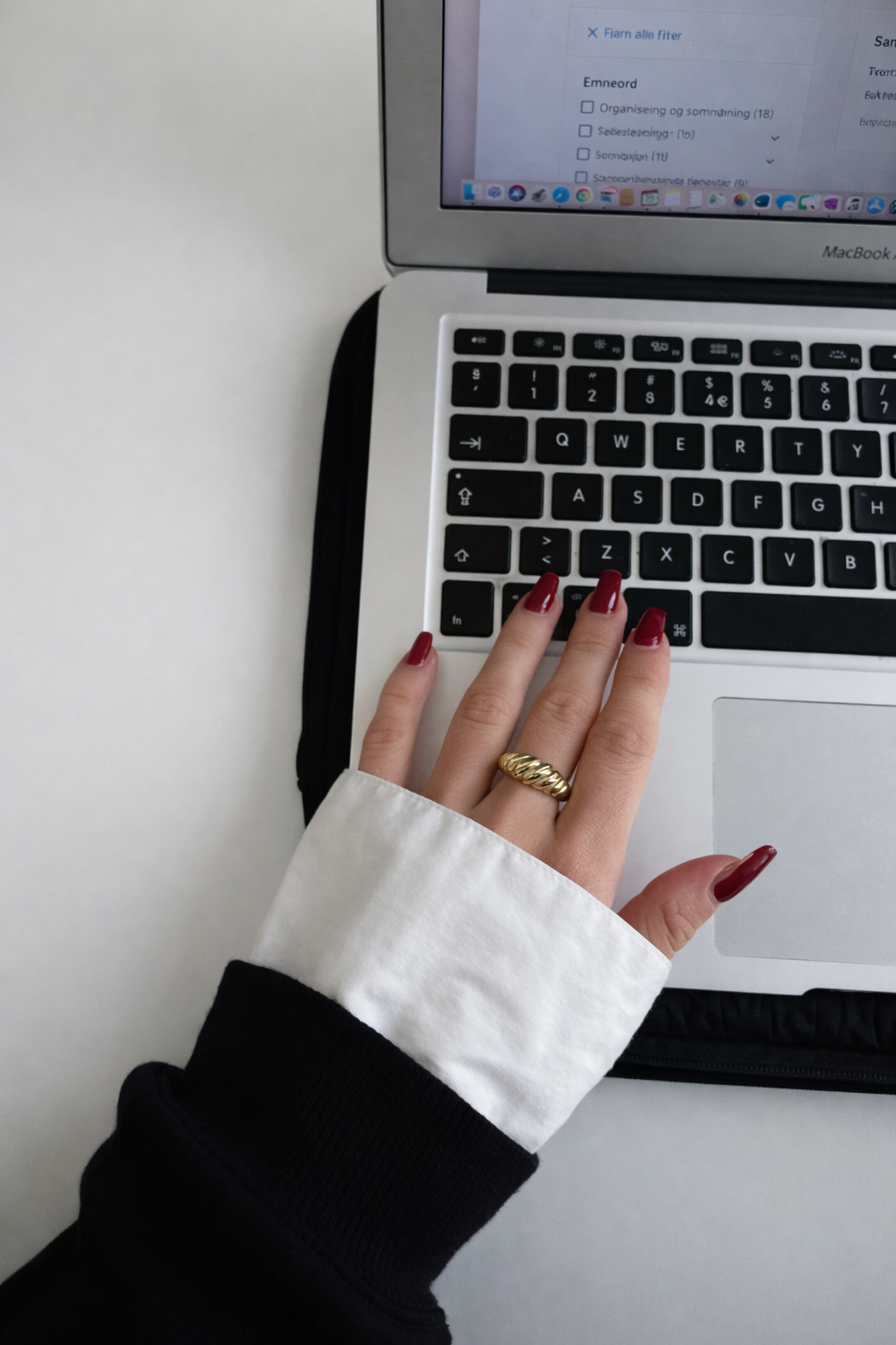 Bianca writing custom website copy and SEO content for a Los Angeles service brand