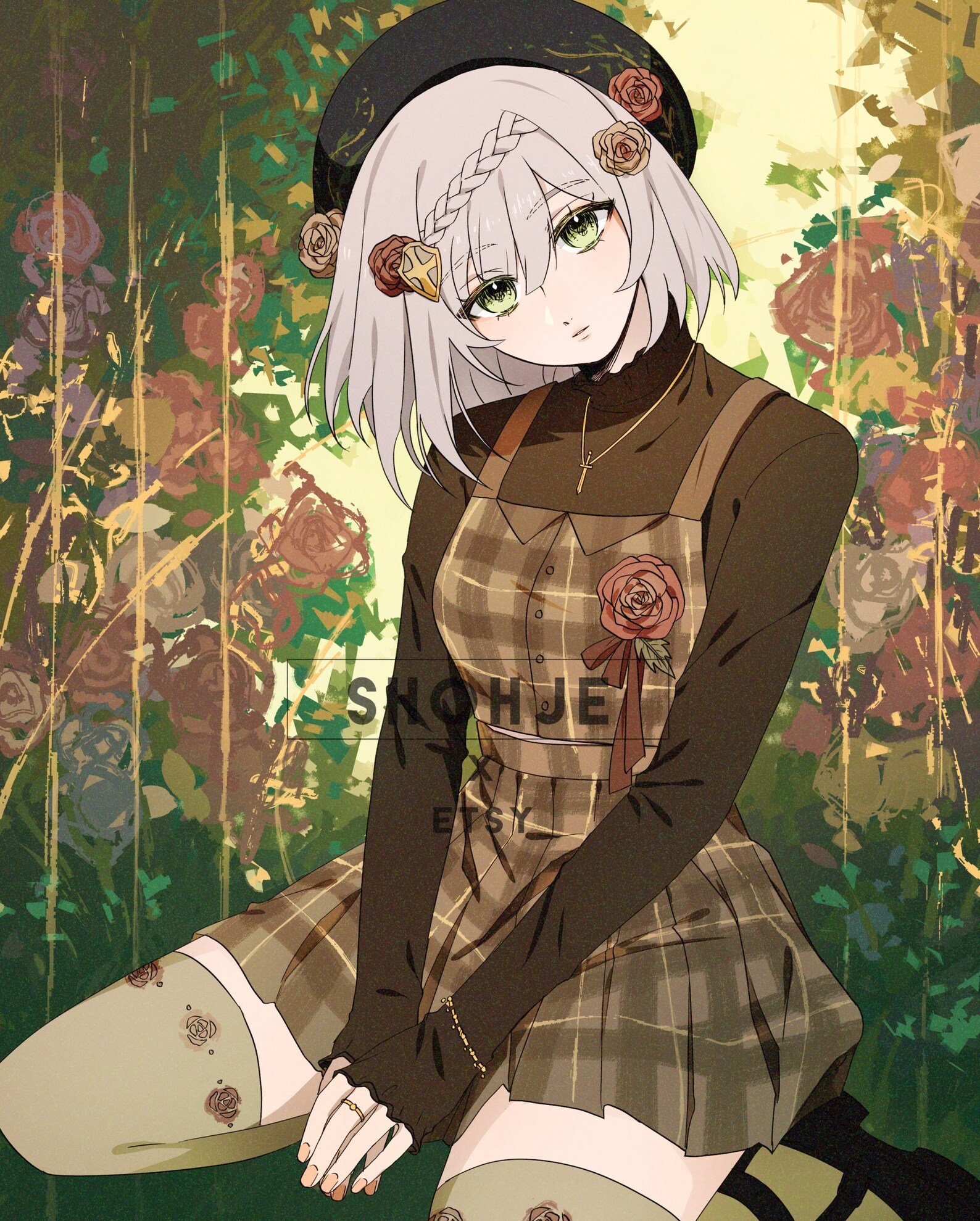 GENSHIN IMPACT | Noelle | Modern Fashion Print