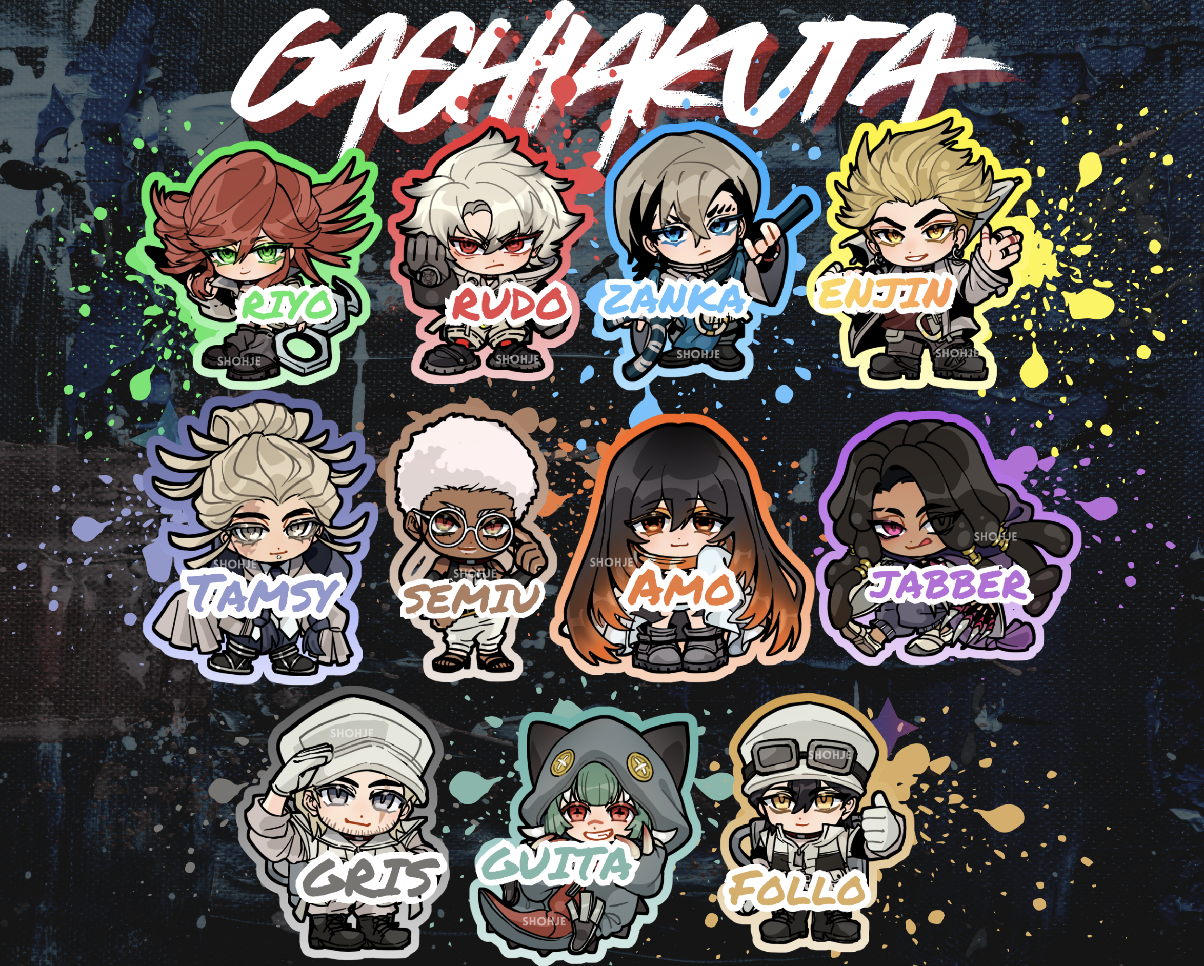 GACHIAKUTA - Keychain Charms