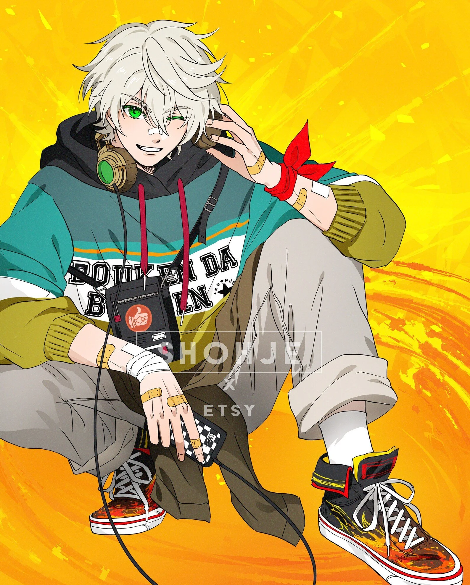 GENSHIN IMPACT | Bennett | Modern Fashion Print