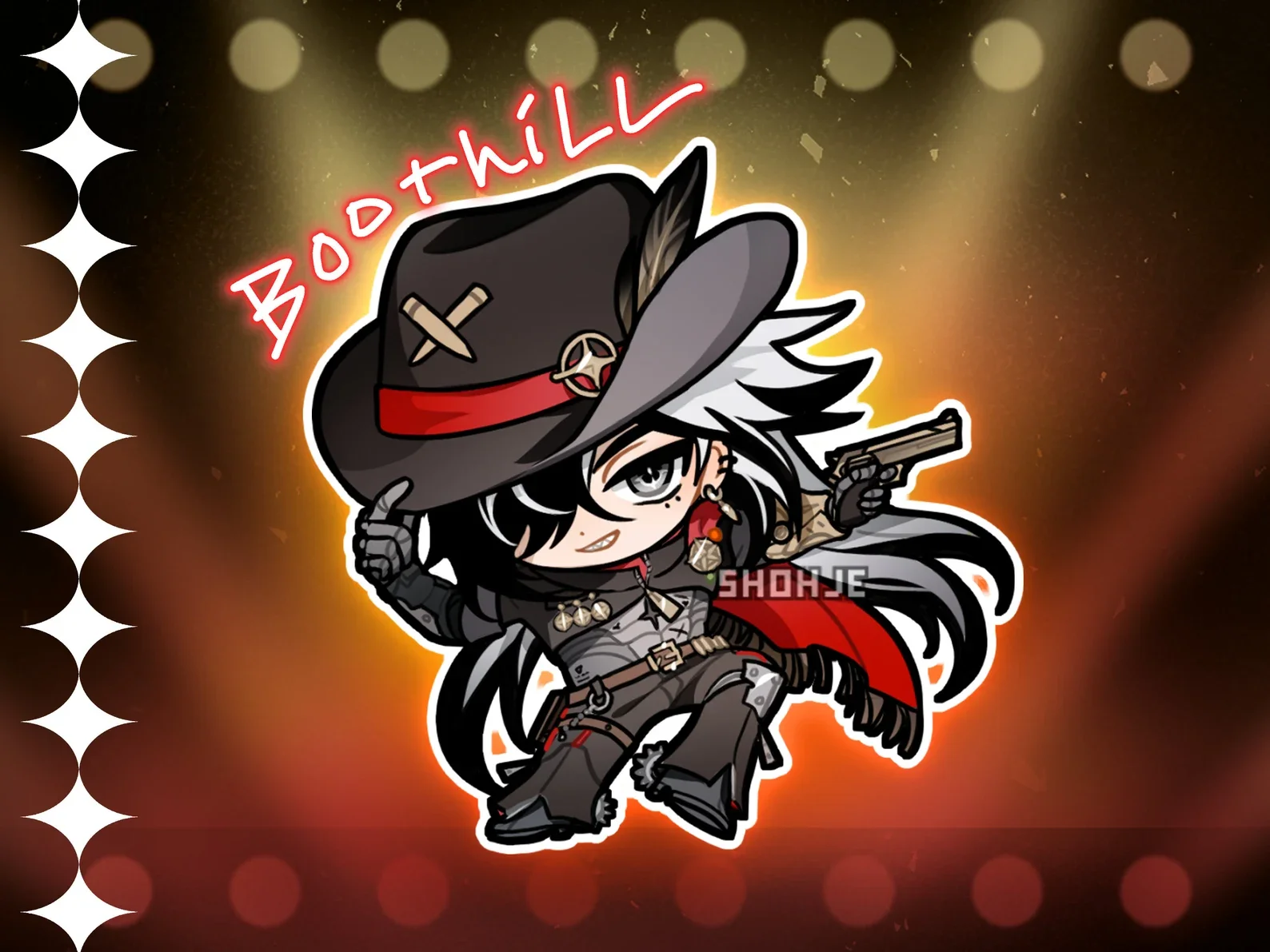 HSR | Honkai Star Rail: Boothill | Keychain Charms