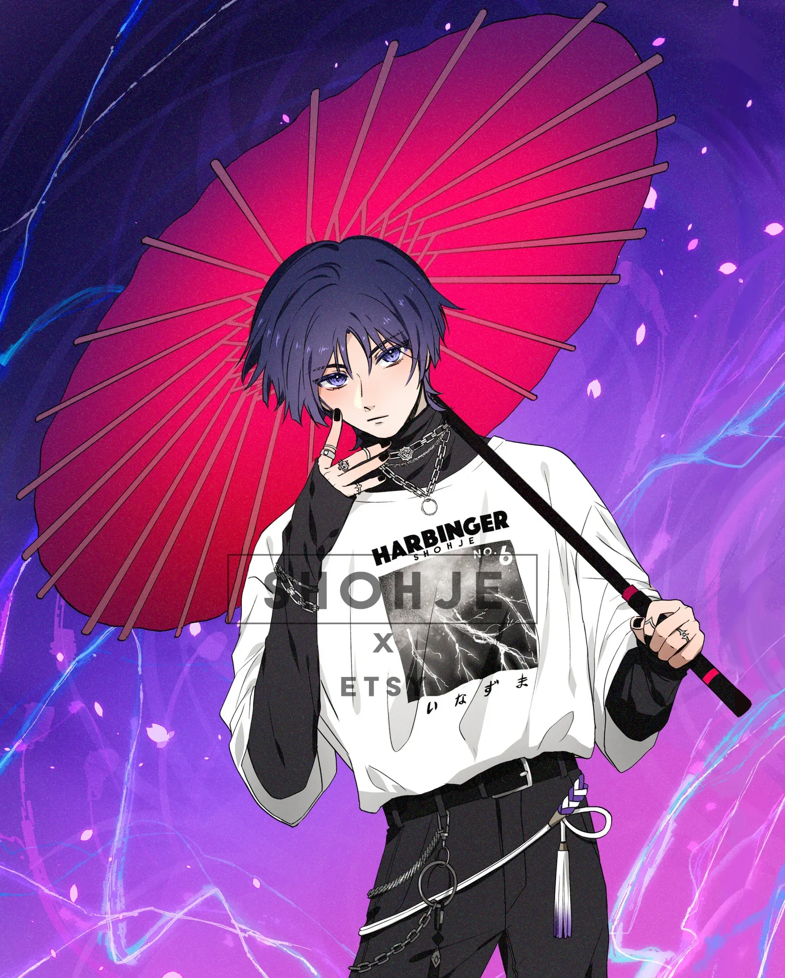 GENSHIN IMPACT | Scaramouche | Modern Fashion Print