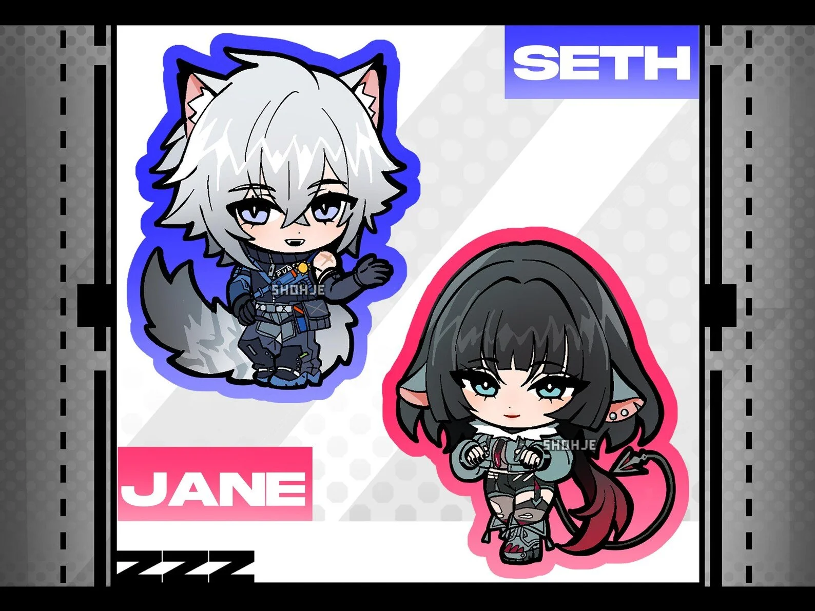 ZZZ | Zenless Zone Zero: n.e.p.s. Keychain Charms
