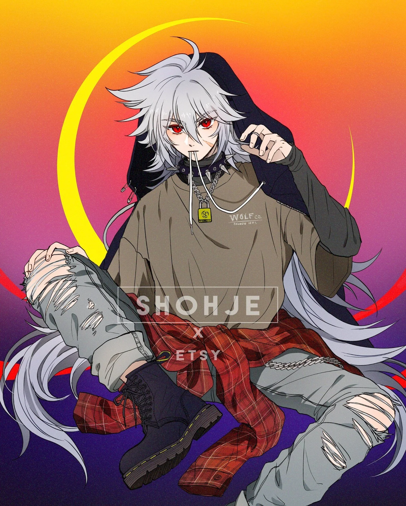 GENSHIN IMPACT | Razor | Modern Fashion Print