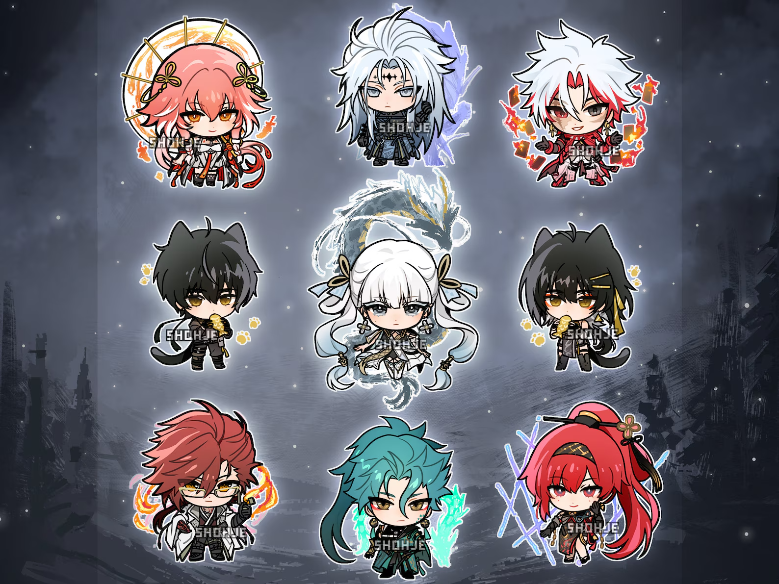 WUWA | Wuthering Waves: Keychain Charms