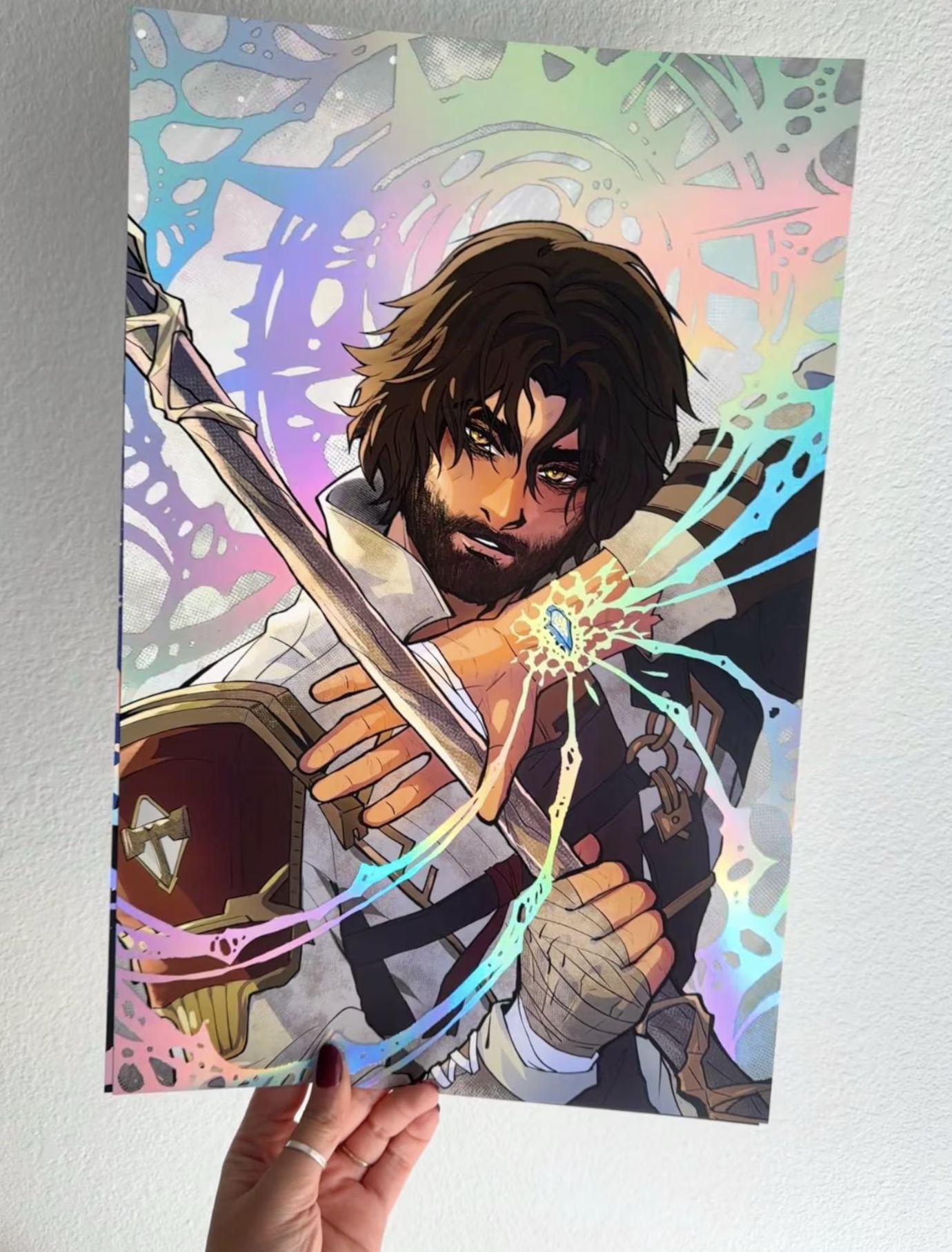 ARCANE - JAYCE - 11x17 iridescent foil print (fan art merch)
