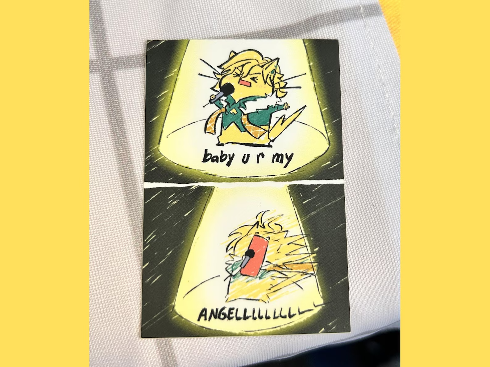 HONKAI STAR RAIL - "singing aventurine" sticker // aventurine // fan art merch
