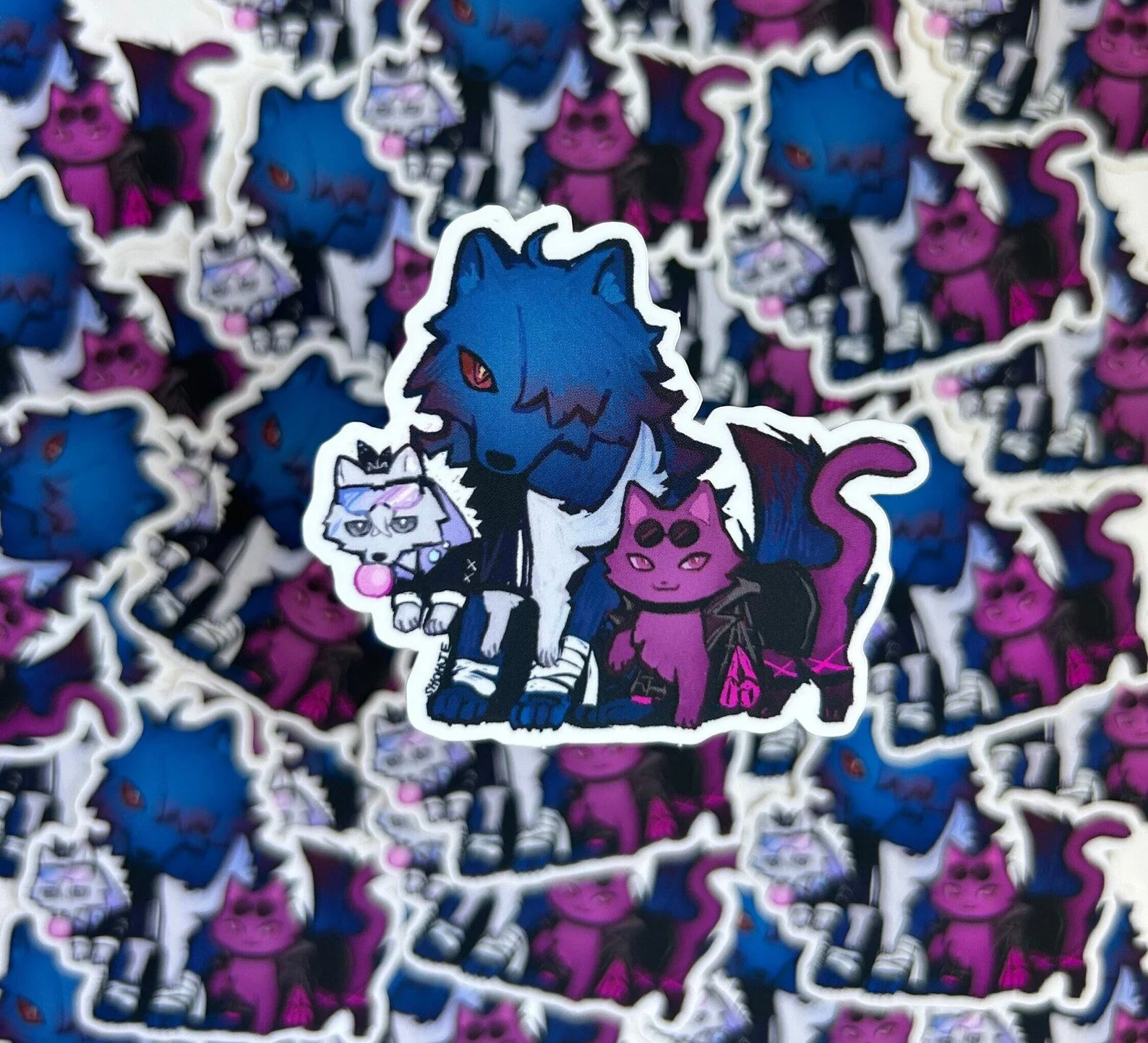 HONKAI STAR RAIL - "stellaron hunting” sticker // Kafka blade silver wolf // fan art merch