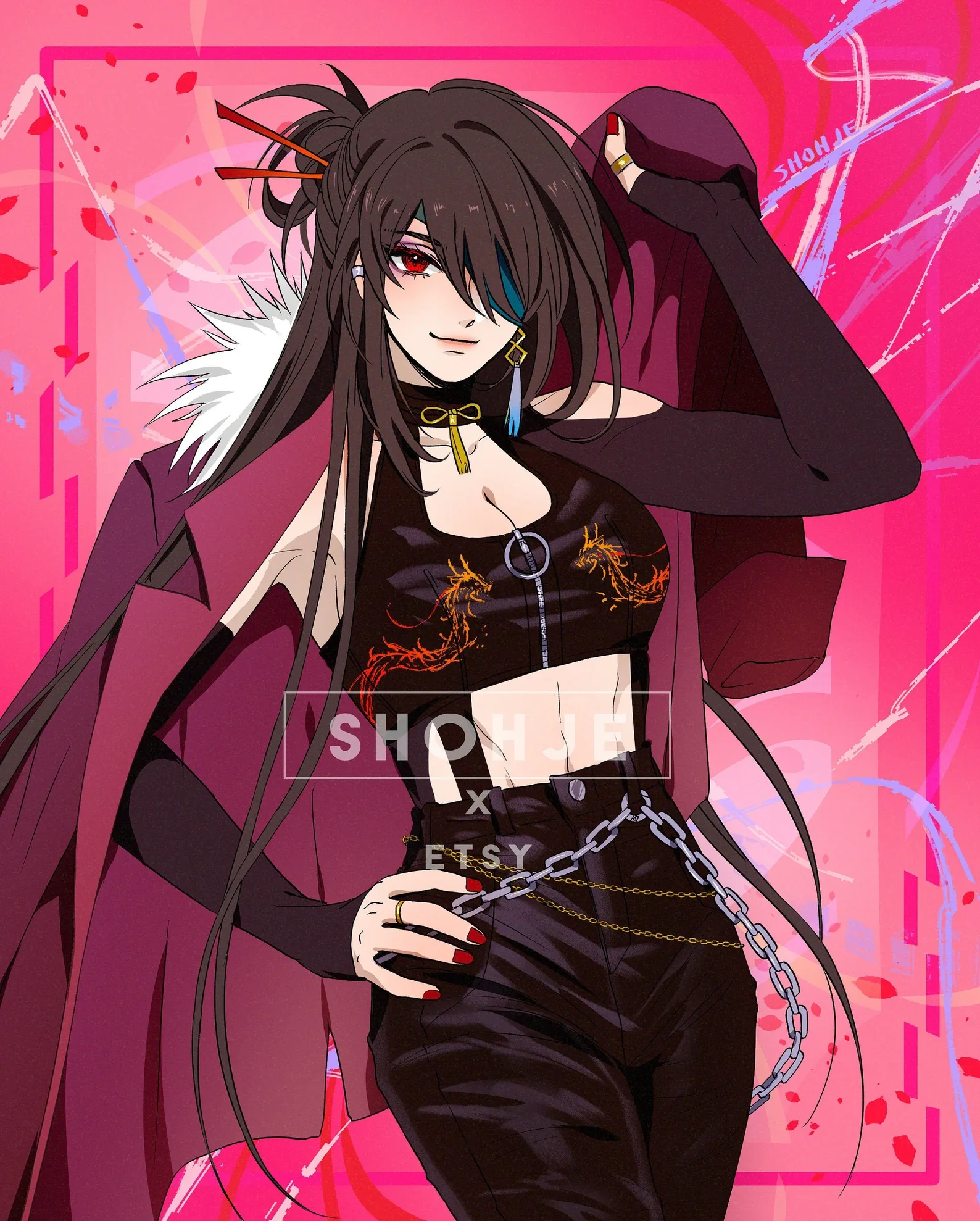 GENSHIN IMPACT | Beidou | Modern Fashion Print