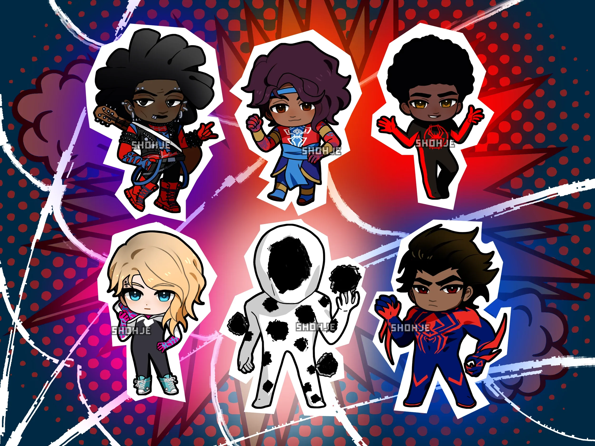 SPIDERVERSE | Keychain Charms