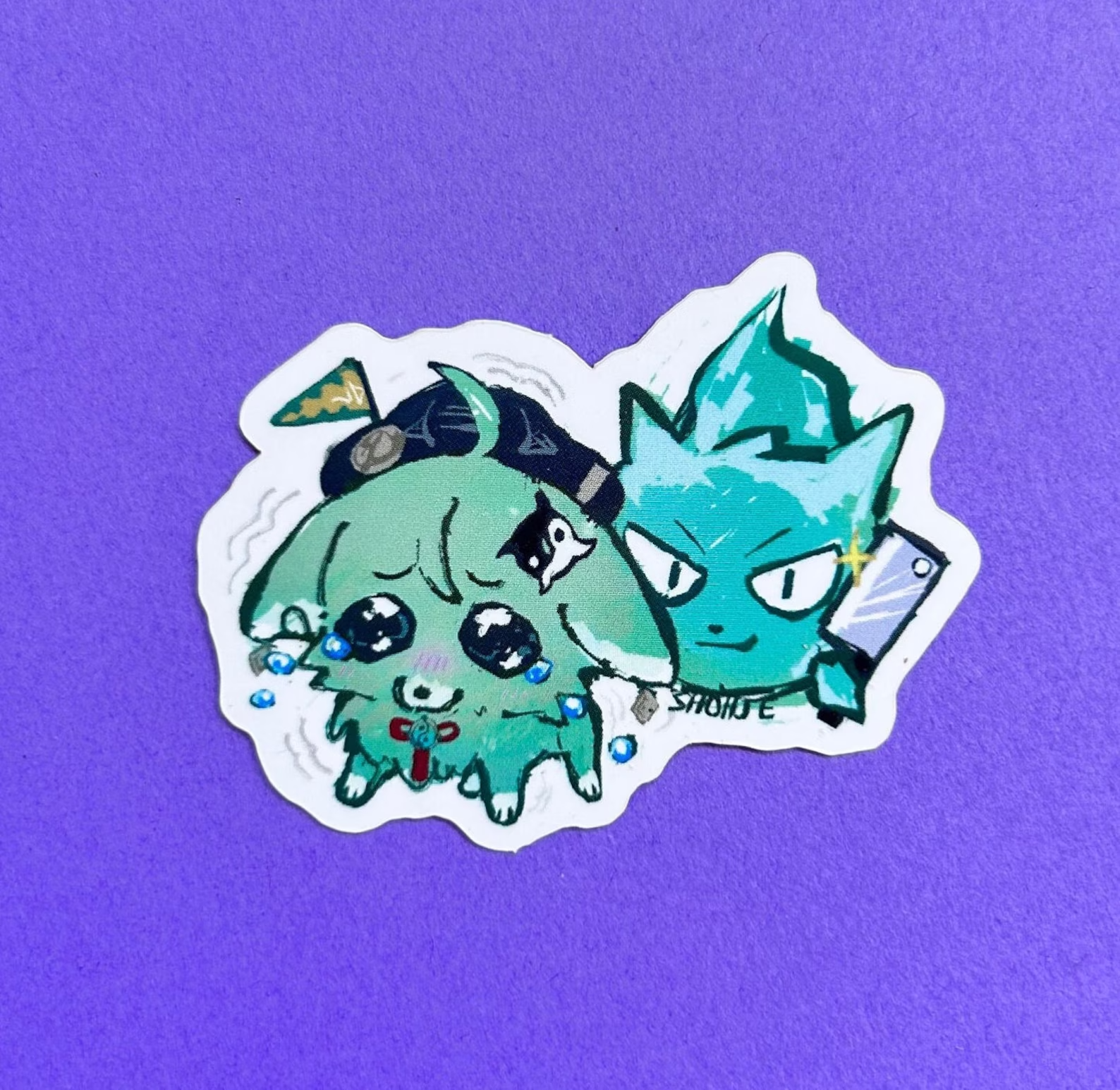 HONKAI STAR RAIL - "trembling chihuohuo" sticker // huohuo // fan art merch