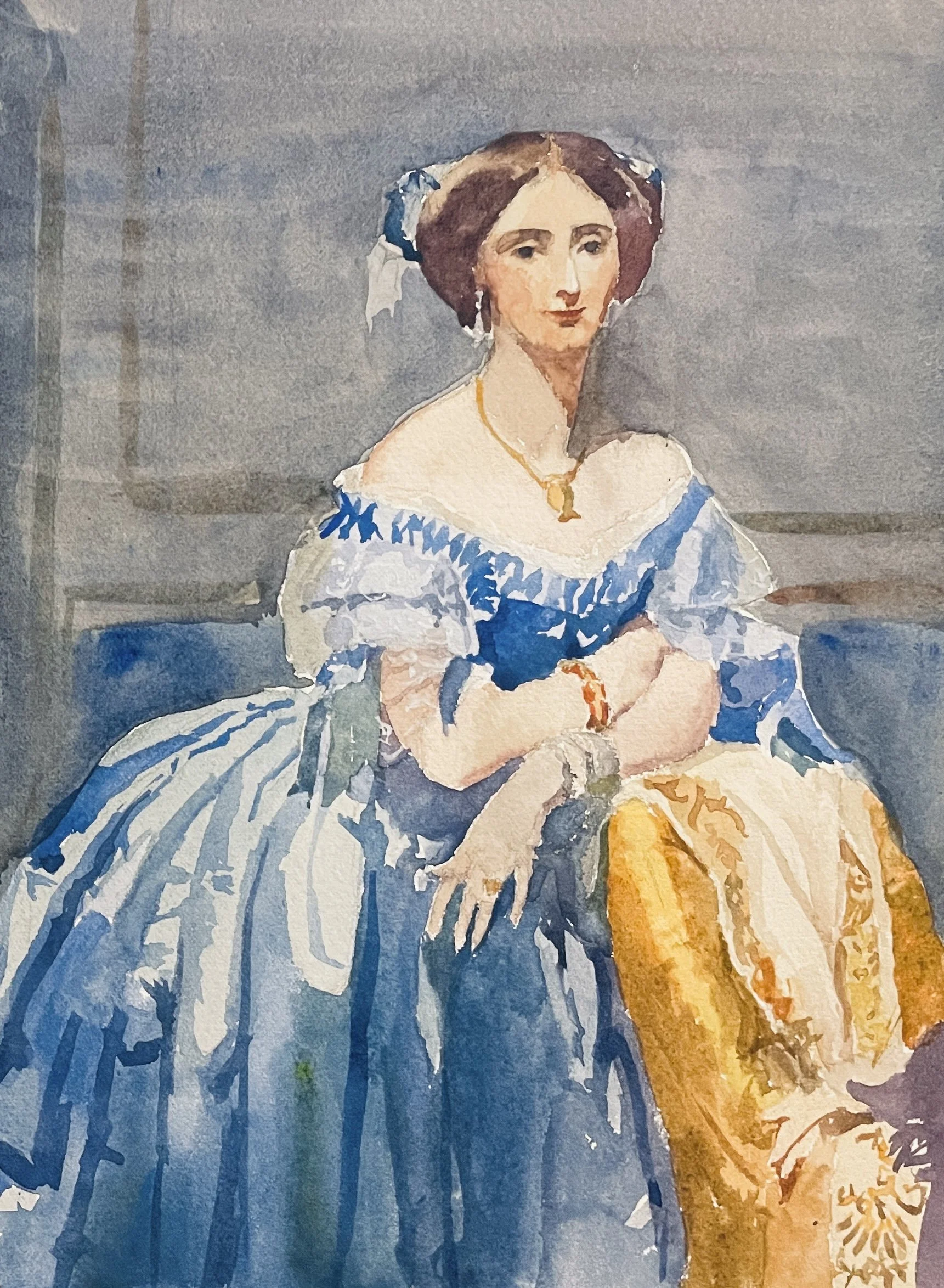 "Master Copy of Ingres' Princess Le Brogie," 8.5x11, $90