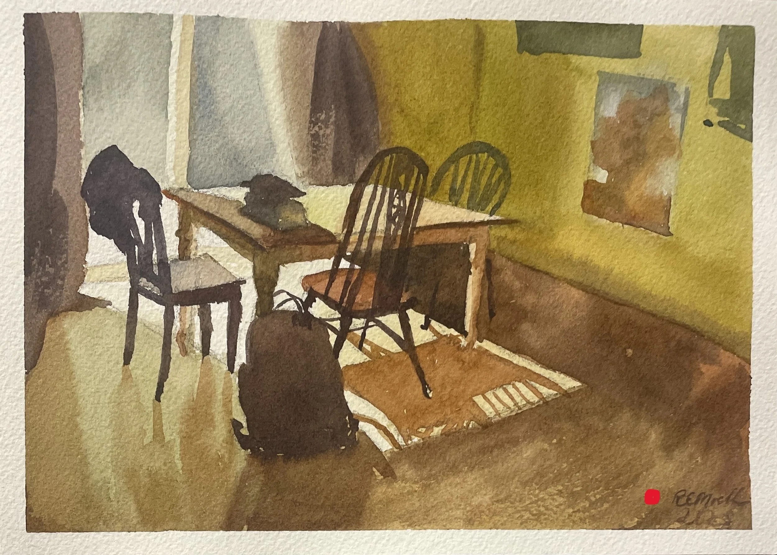 "3:41pm on a Thursday,"
6x8,
SOLD
