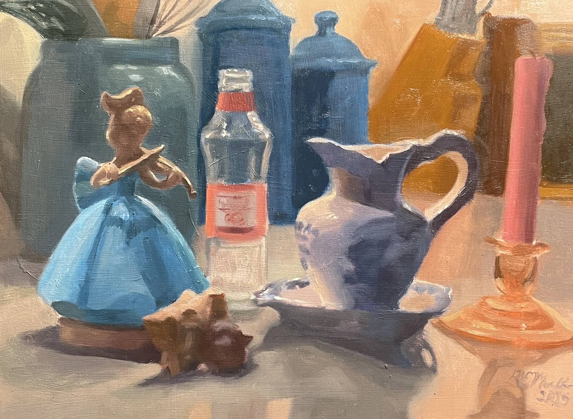 "Kitchen Still Life #2," 12x16, panel, $190